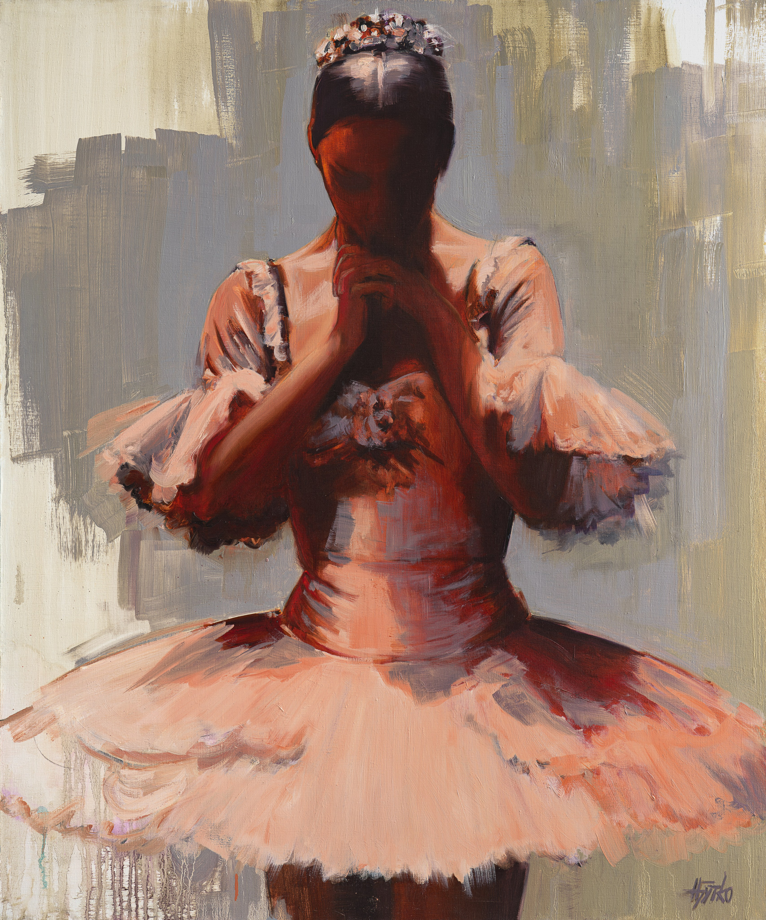 «С Богом!» - художник Наталия Бутко (холст, масло, 120x100 см, 2024)