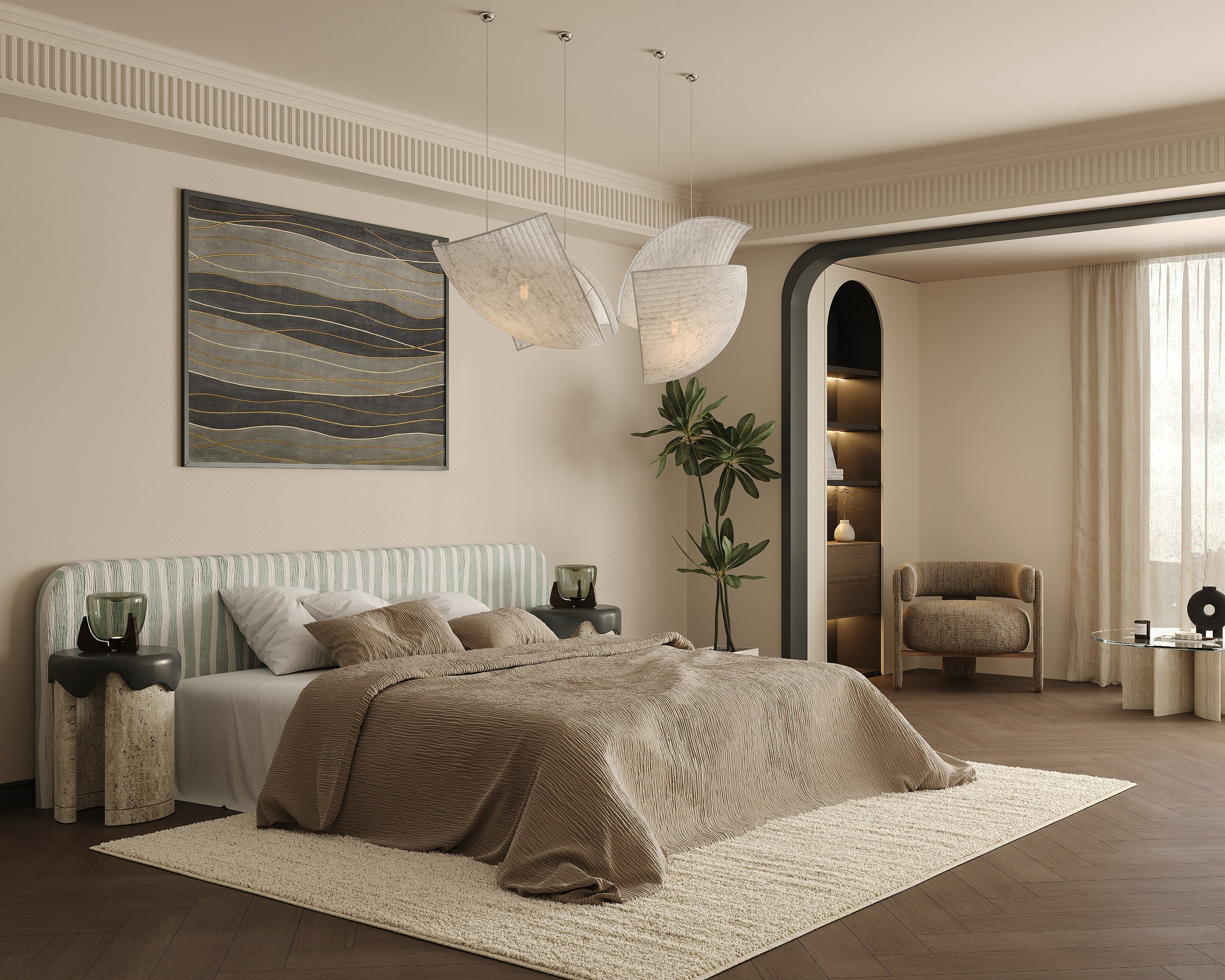 Bedroom /Madrid/Spain. Solovets visualization