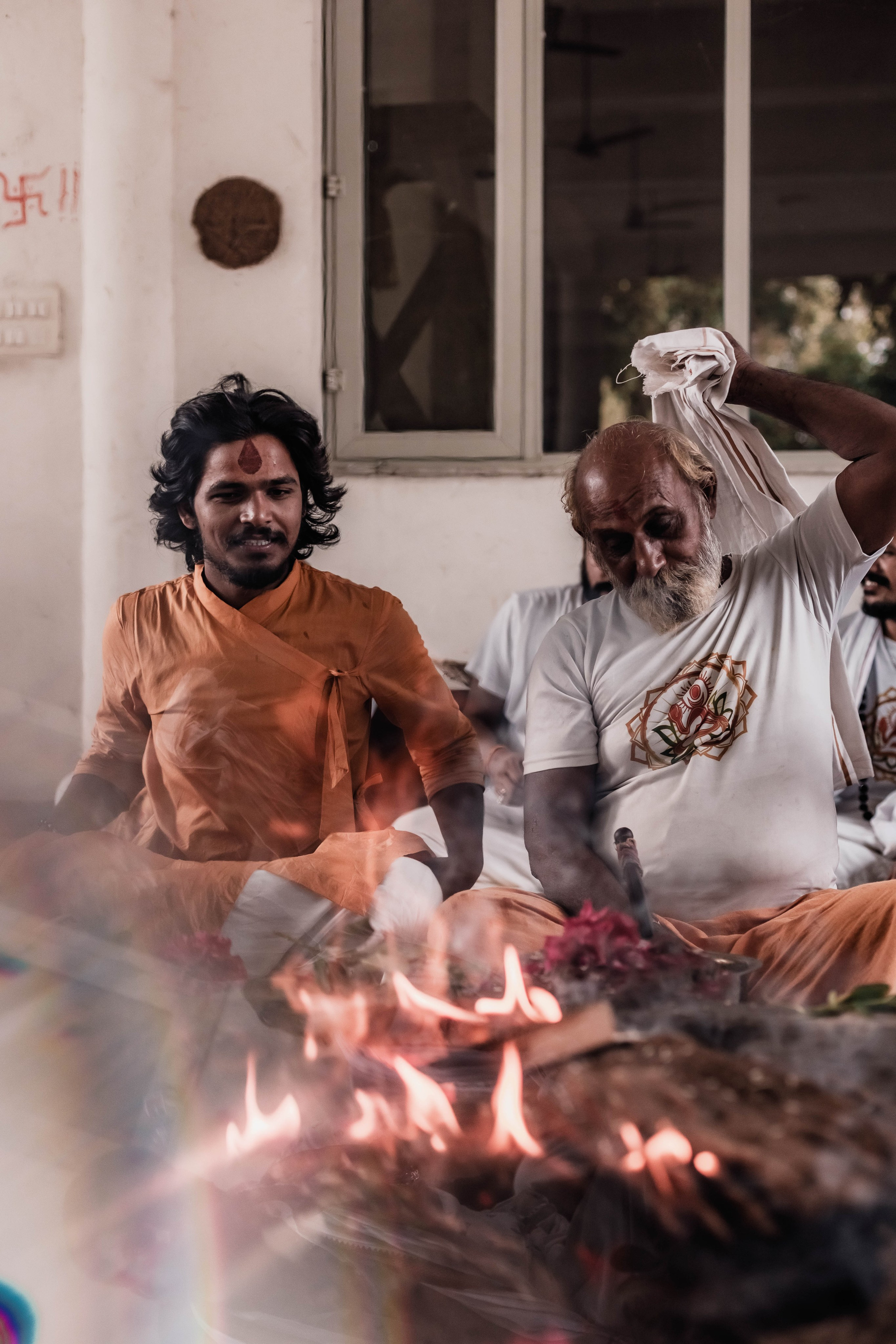 Pitri Paksha yagyas & poojas Devraha Baba ji ashram. Mariam Bagdasaryan