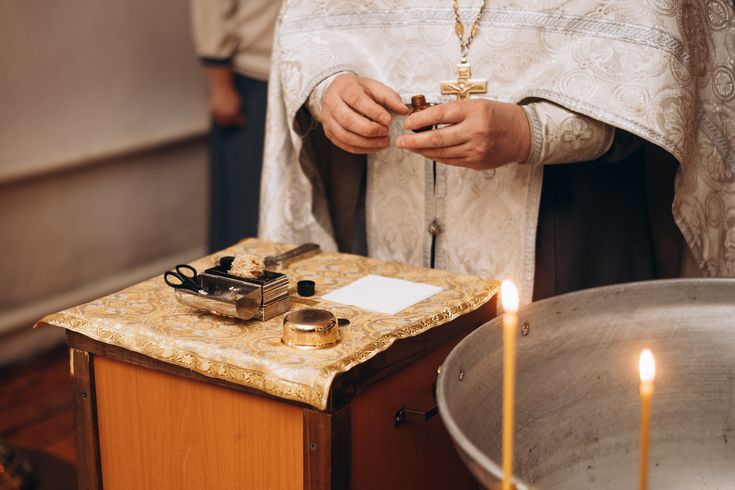 Крещение в Свято-Лукиановой пустыни, г. Александров