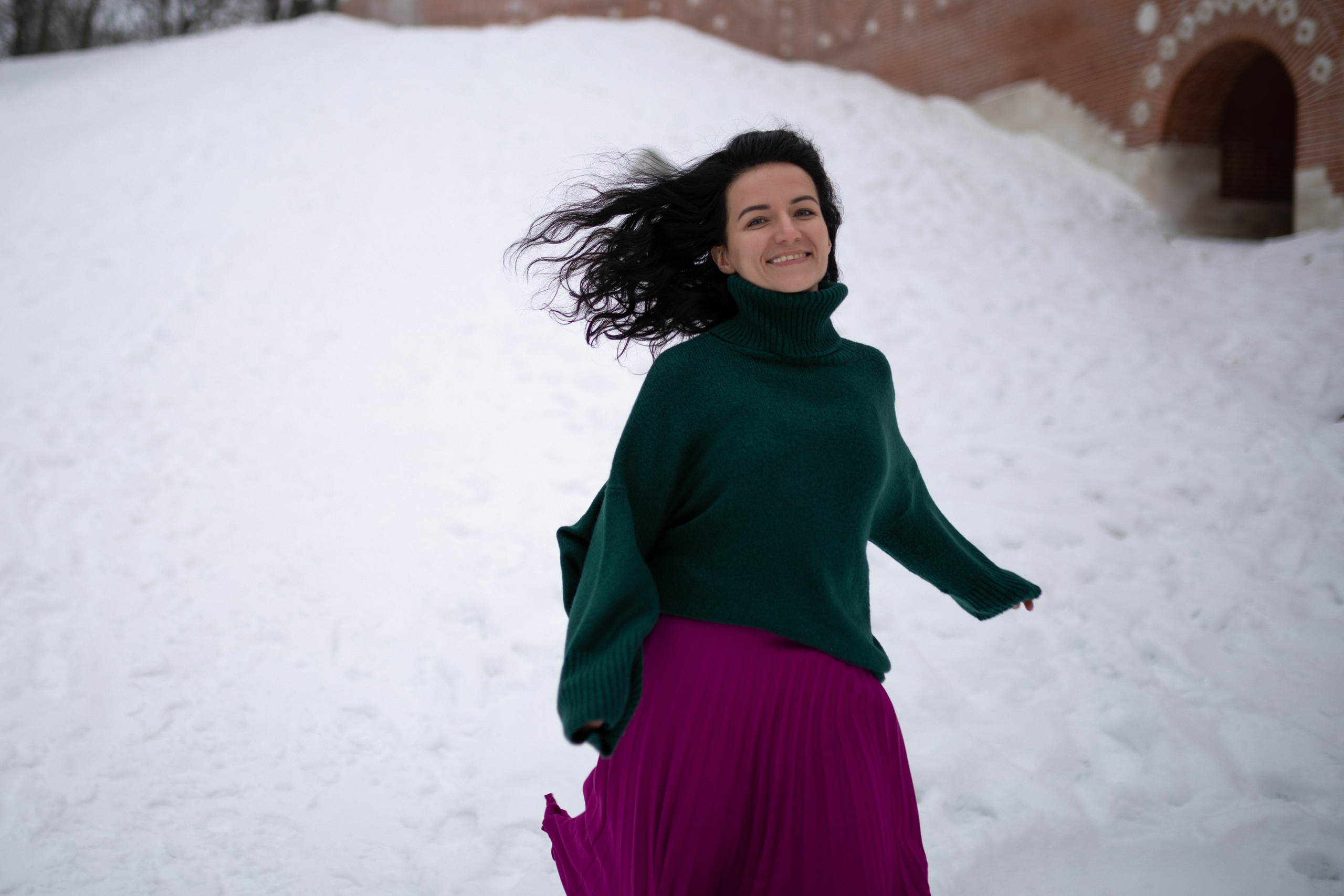 Зимняя фотопрогулка в Москве. Портретный фотограф в Санкт-Петербурге | Пётр Дёмушкин