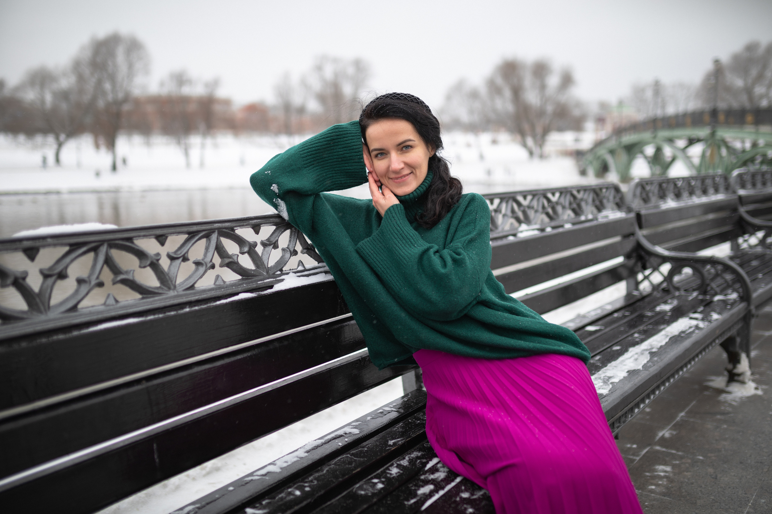 Зимняя фотопрогулка в Москве. Портретный фотограф в Санкт-Петербурге | Пётр Дёмушкин