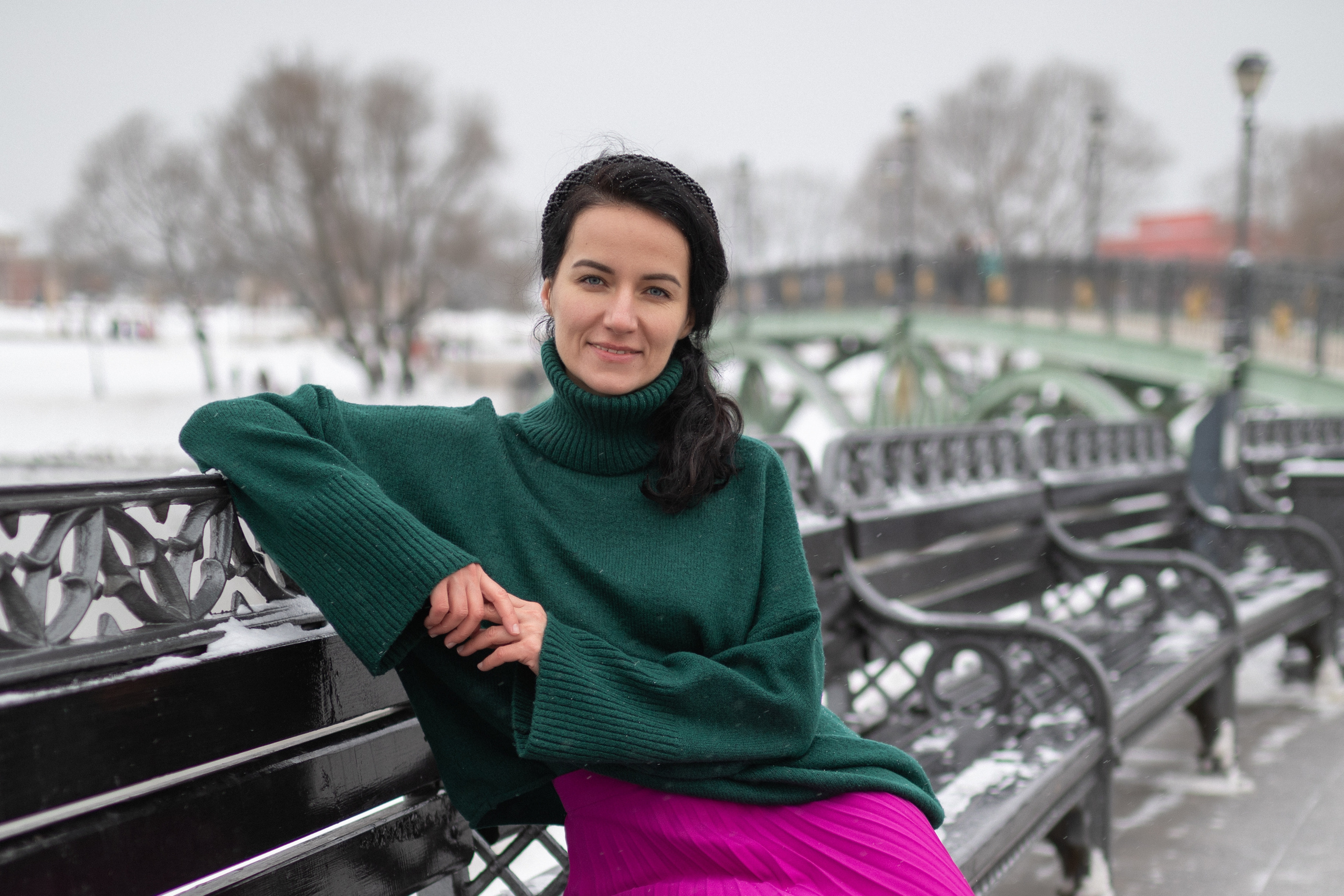 Зимняя фотопрогулка в Москве. Портретный фотограф в Санкт-Петербурге | Пётр Дёмушкин