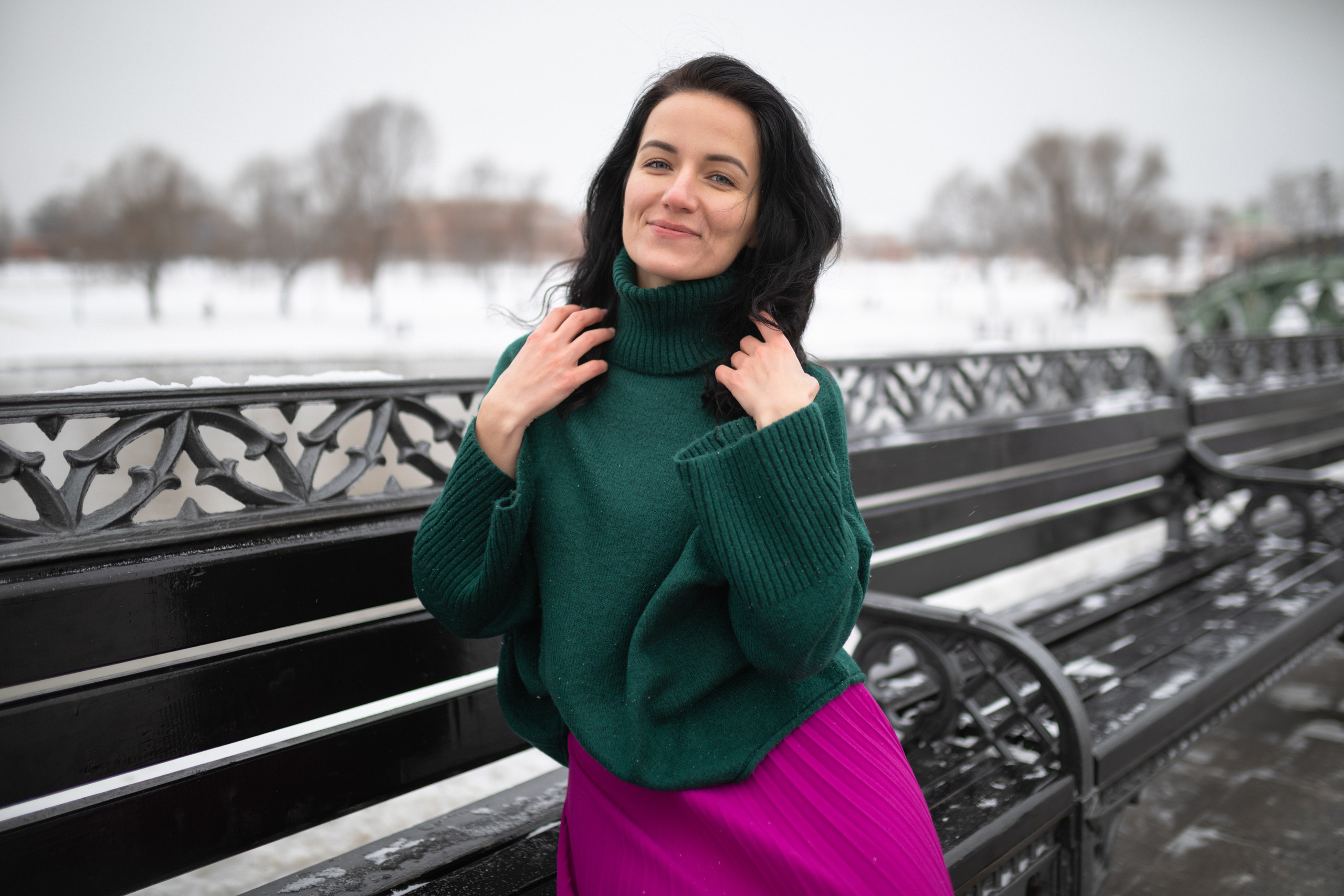 Зимняя фотопрогулка в Москве. Портретный фотограф в Санкт-Петербурге | Пётр Дёмушкин