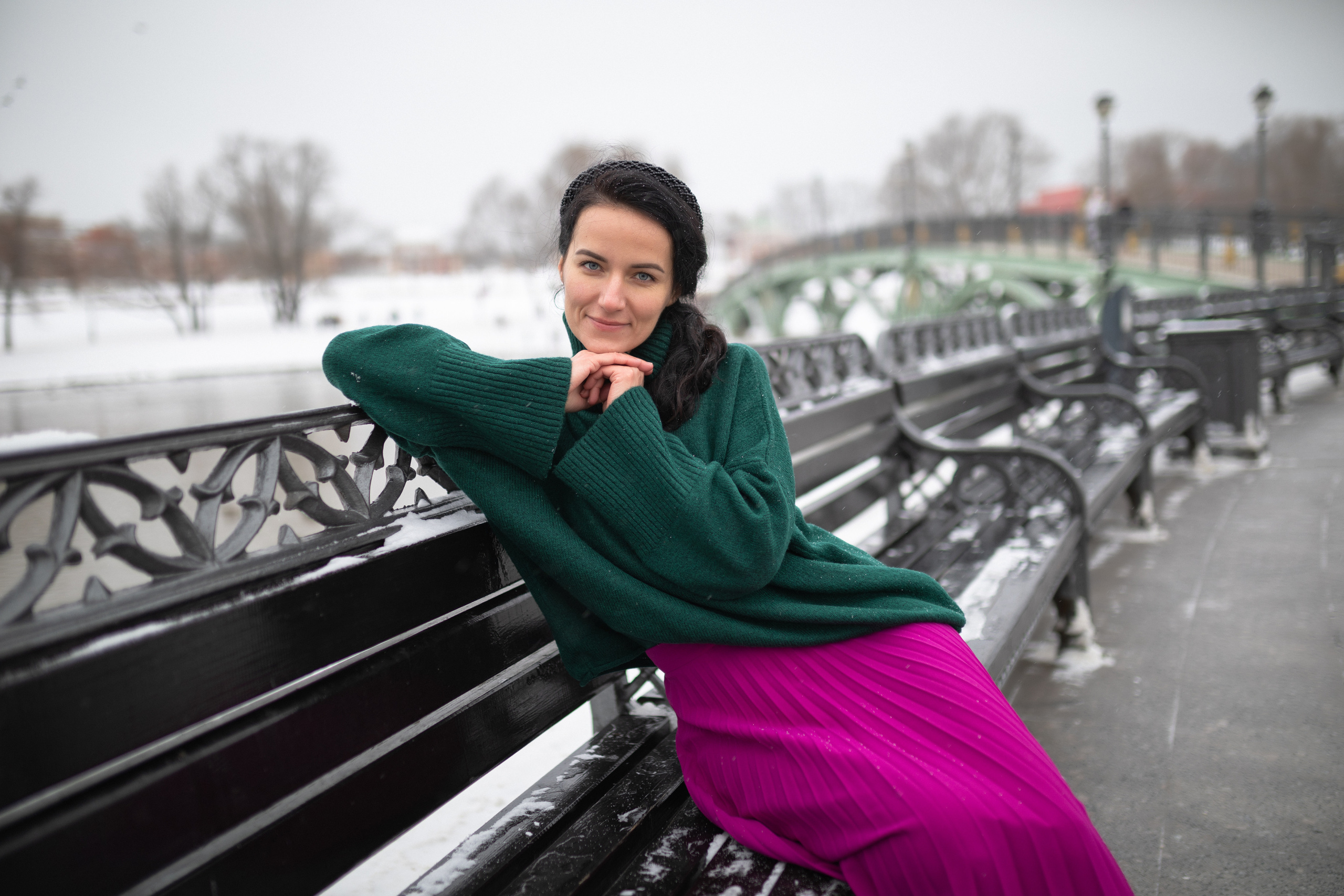 Зимняя фотопрогулка в Москве. Портретный фотограф в Санкт-Петербурге | Пётр Дёмушкин