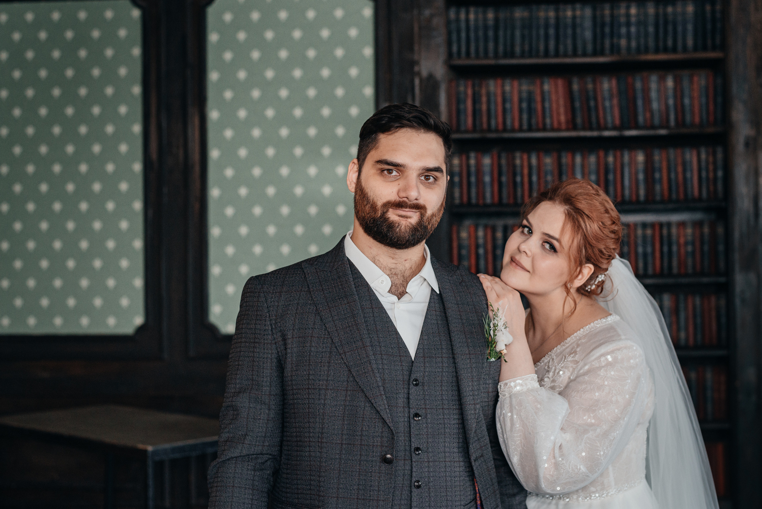 Студийная свадебная фотосессия Арам и Анна. Фотограф Москва