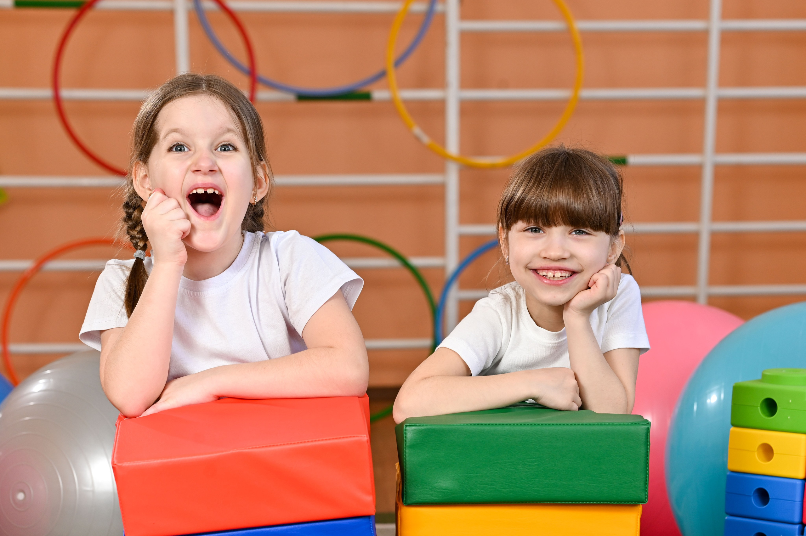 Детский сад на физкультуре. Семейный фотограф в г. Воскресенск Наталия Молева