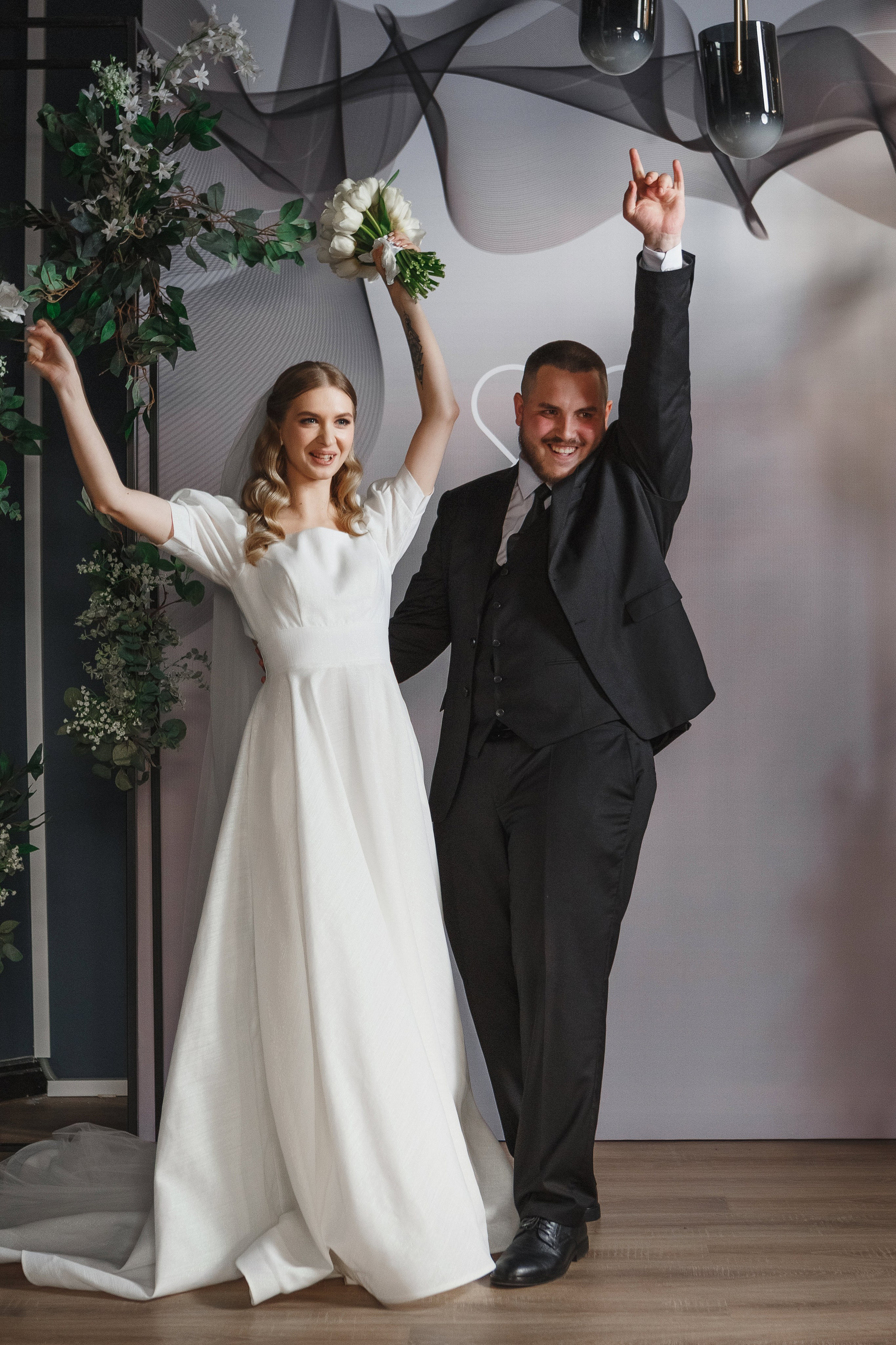 Свадебная фотосессия Саши и Насти в ресторане Чехов Сад, Таганрог. Свадебный и семейный фотограф в Таганроге Бакарюк Антон