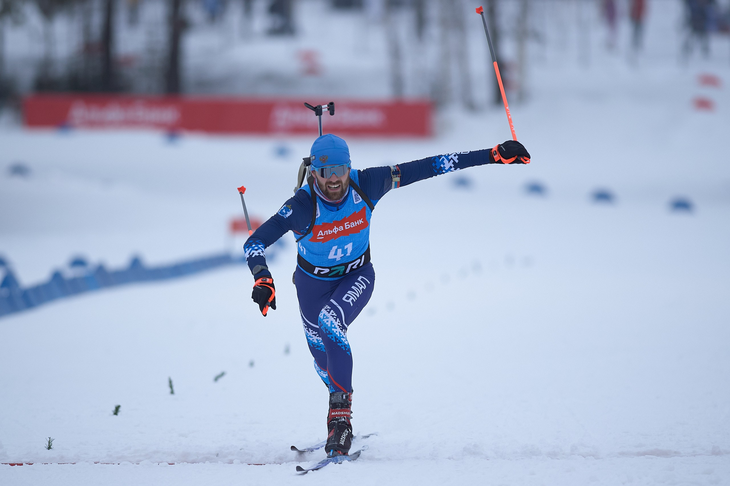 Биатлон. Чемпионат России — 2024/2025, 3-й этап, Ижевск. Ижевская винтовка. Спортивный репортажный фотограф в Ижевске Сергей Мерзляков