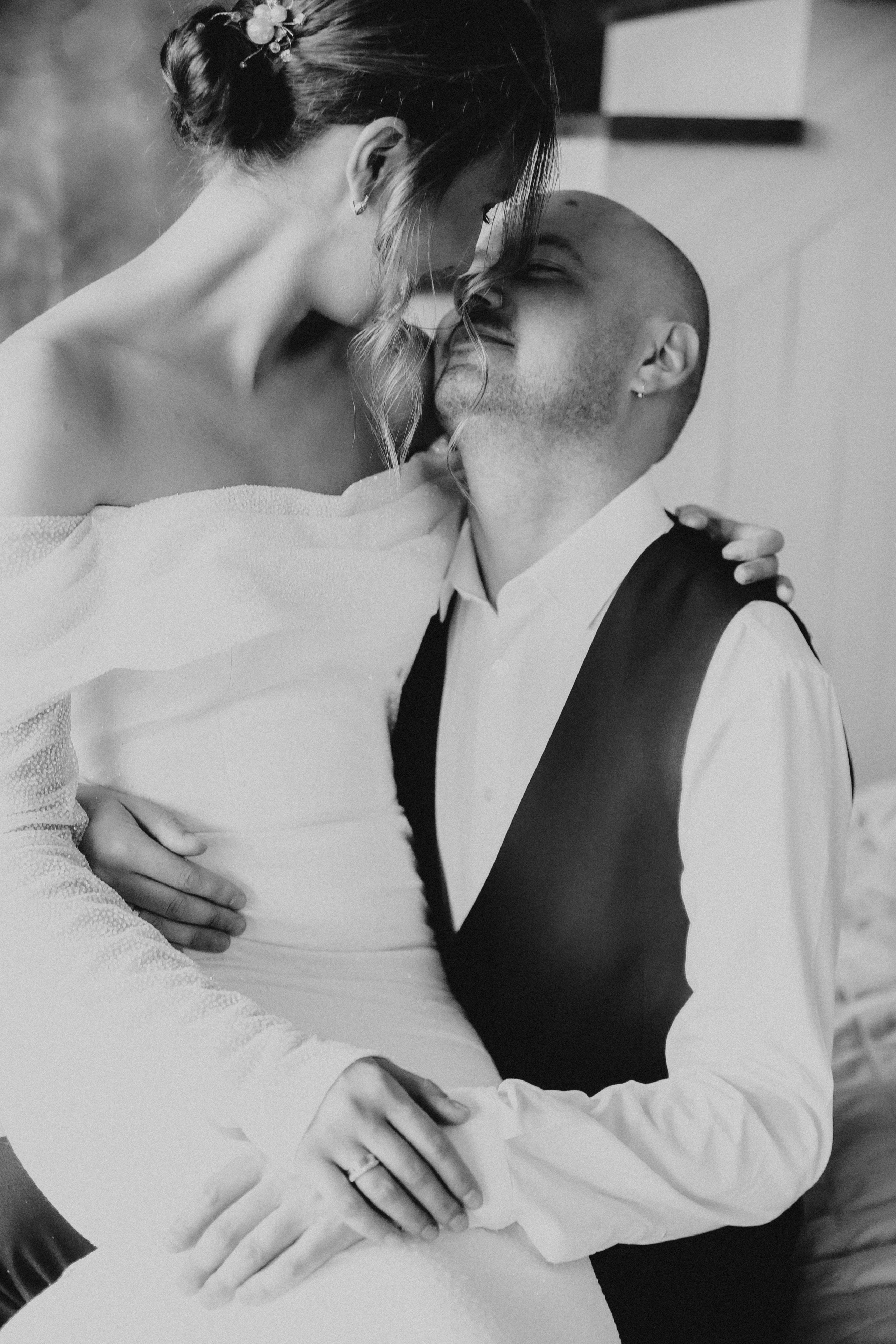 Свадебная съёмка в студии. Свадебный, семейный фотограф, контент съёмка. Екатеринбург. Елена Граф