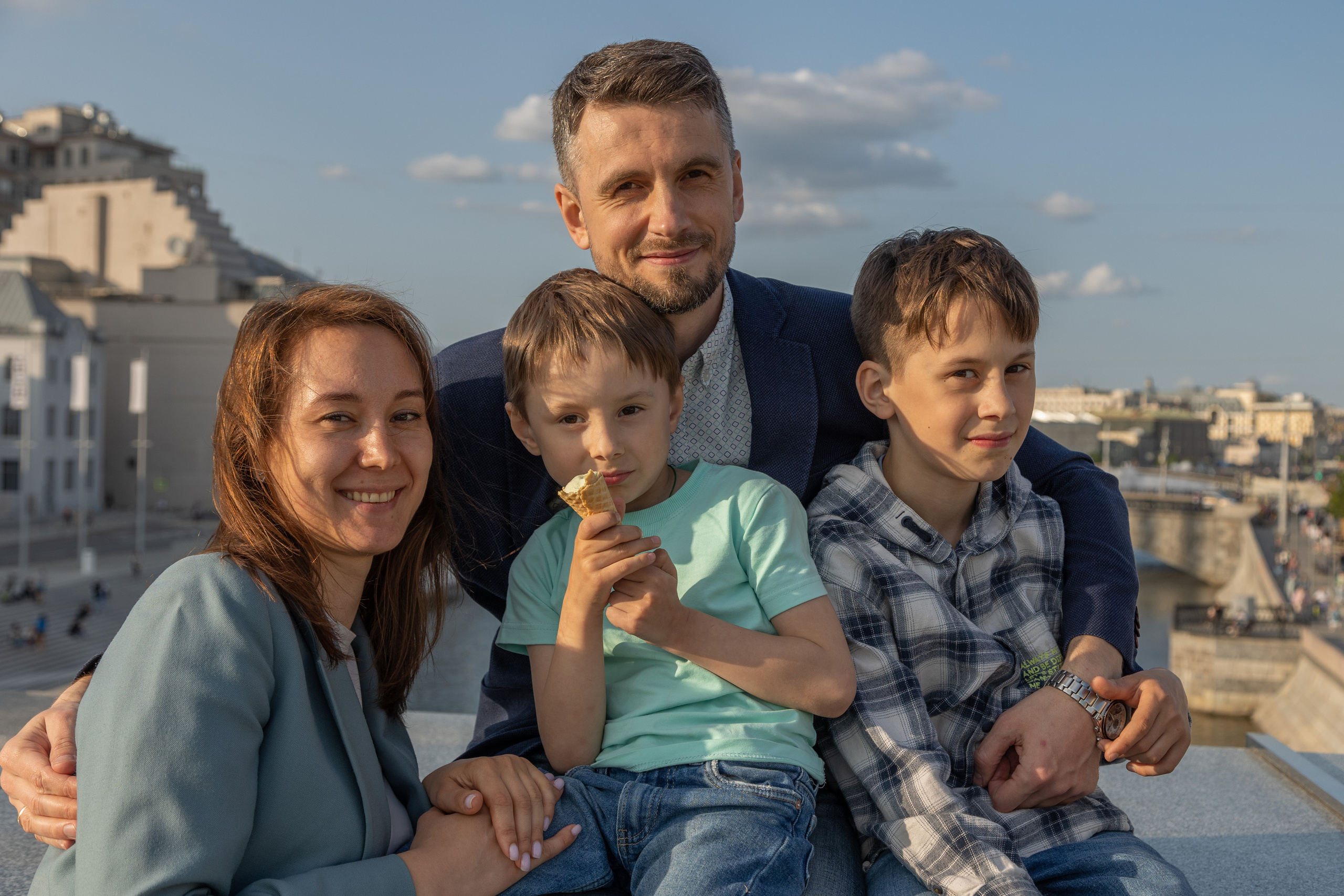 Семейная прогулка. Портретный фотограф в Москве Екатерина Богдасарова