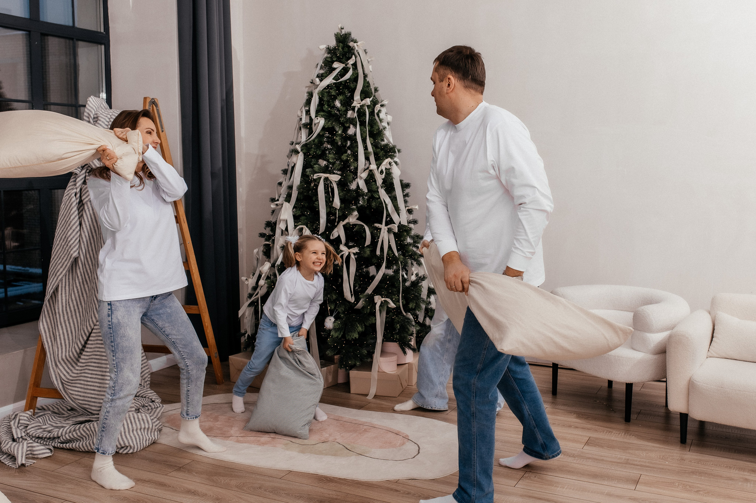 Новогодняя семейная в студии. Профессиональный фотограф, Москва |Видное Елена Елизарова
