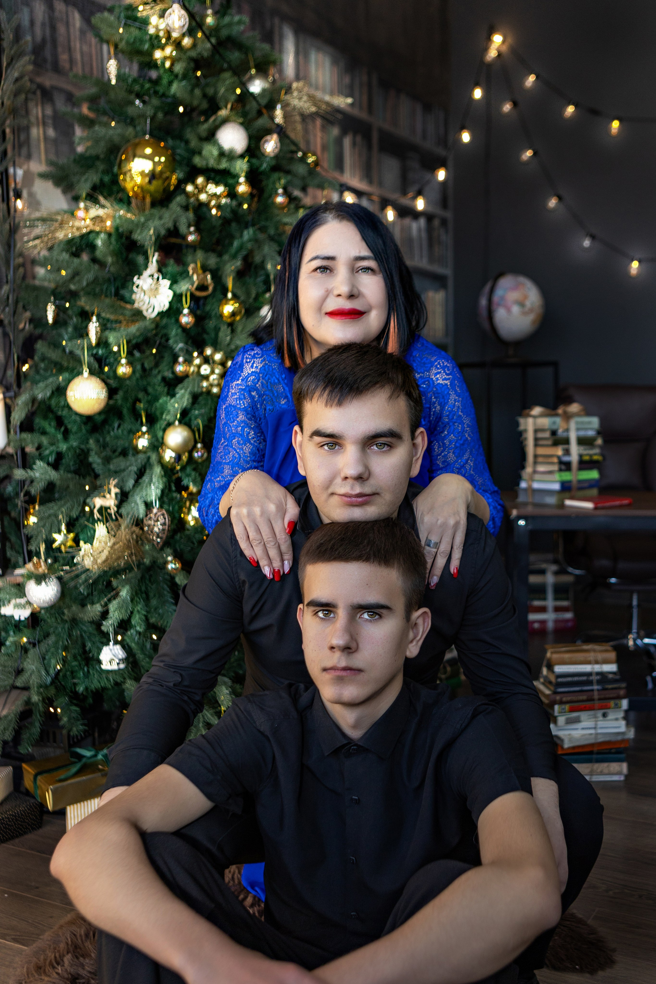 Новогодняя съёмка. Олеся Кунц. Фотограф