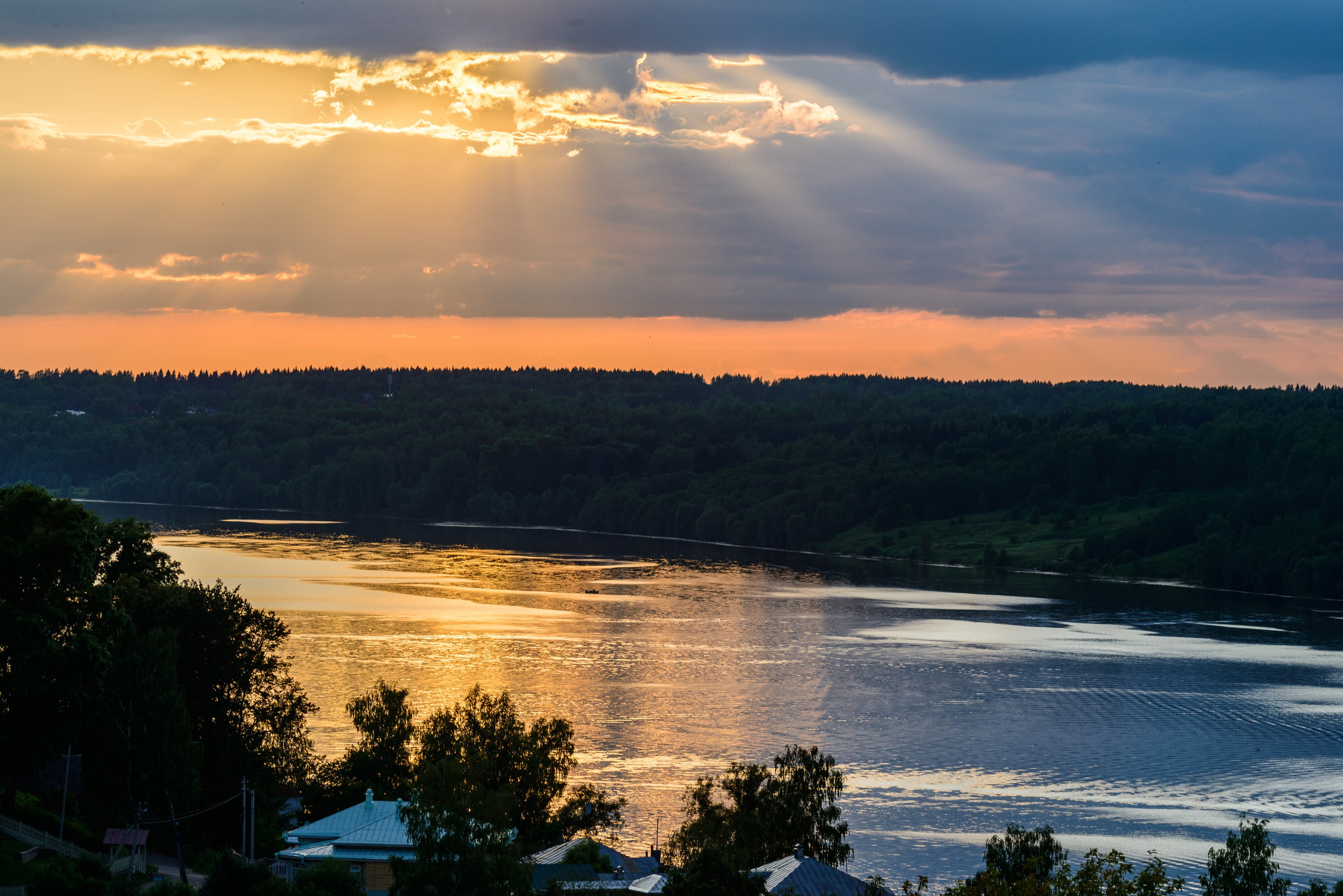 Плёс — жемчужина Золотого кольца России. Пейзажный фотограф Сергей Пестерев. Фото природы