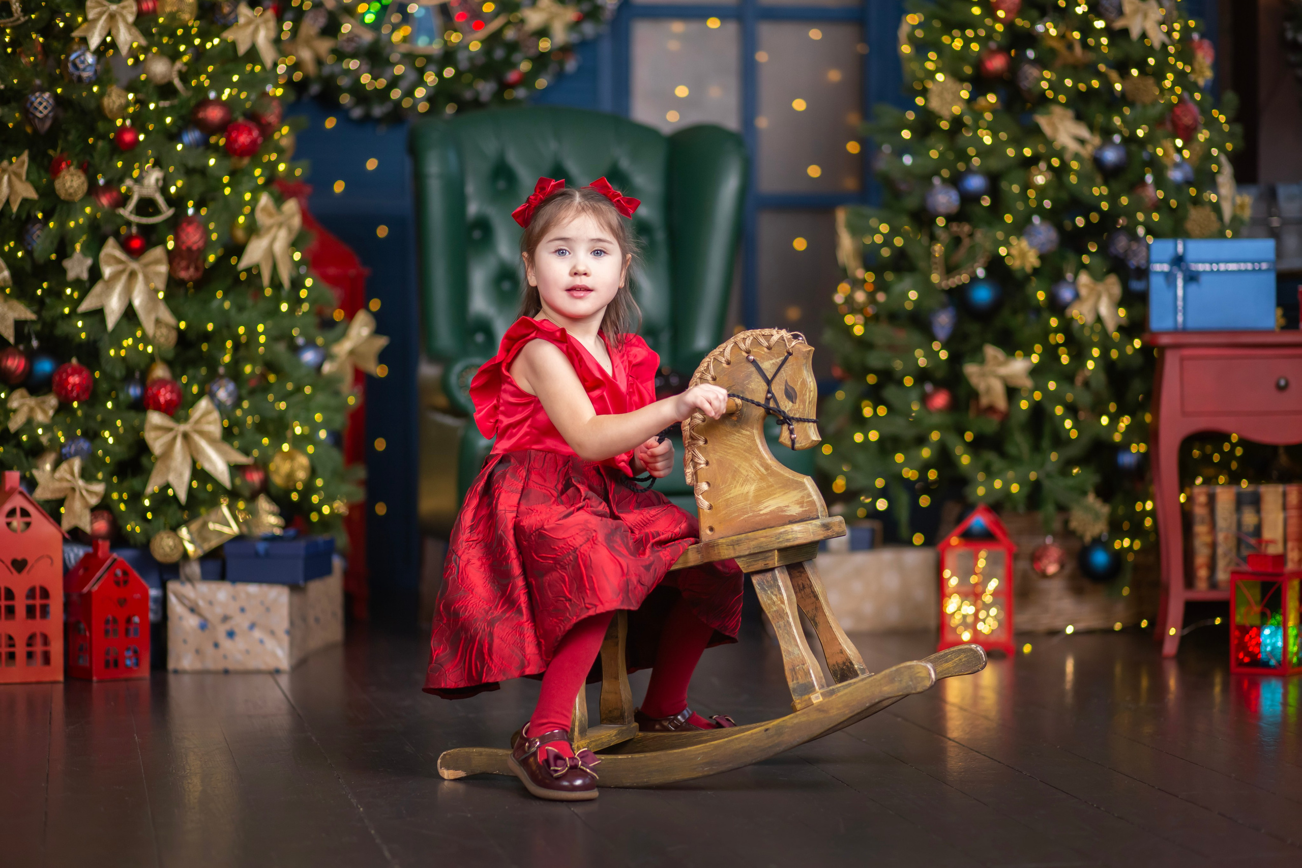 Семейная новогодняя фотосессия. Семейный и детский фотограф в Москве и МО — Александра