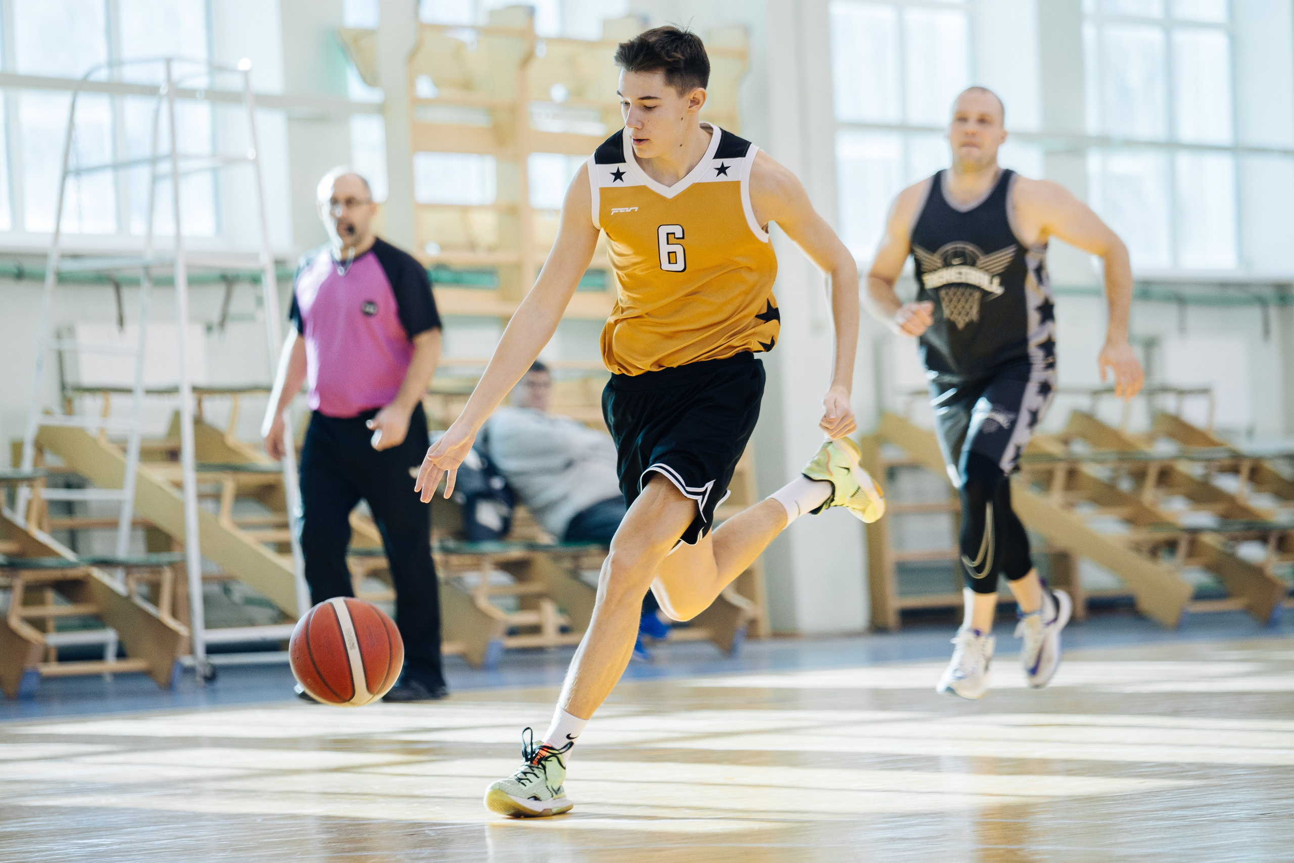 Любительский Чемпионат Магнитогорска по баскетболу // 09.02.25. Денис Прохоров Фотограф в г. Магнитогорск