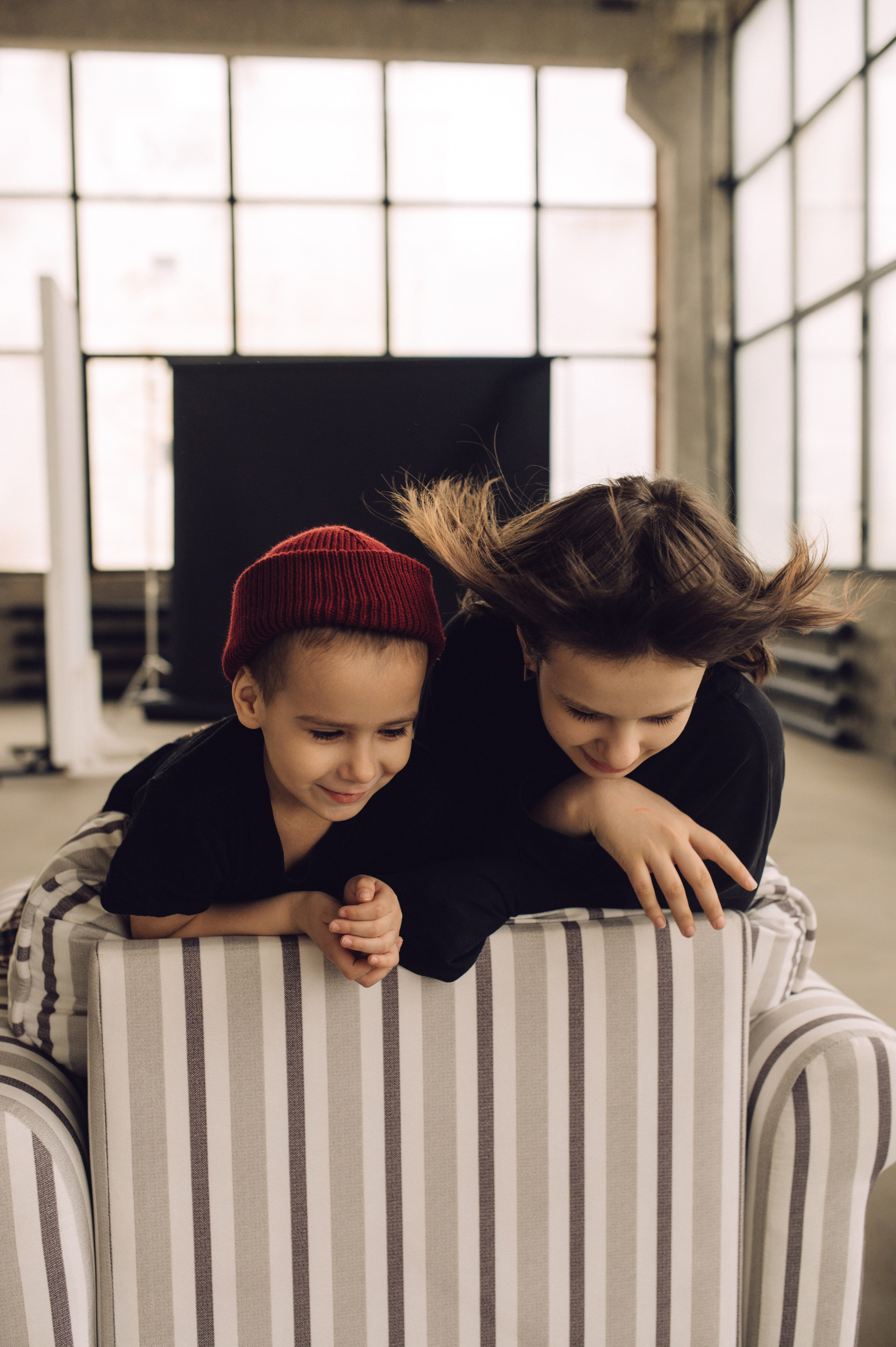 Наташа, Маша и Ванюшка. Фотограф Мария Стрелкова