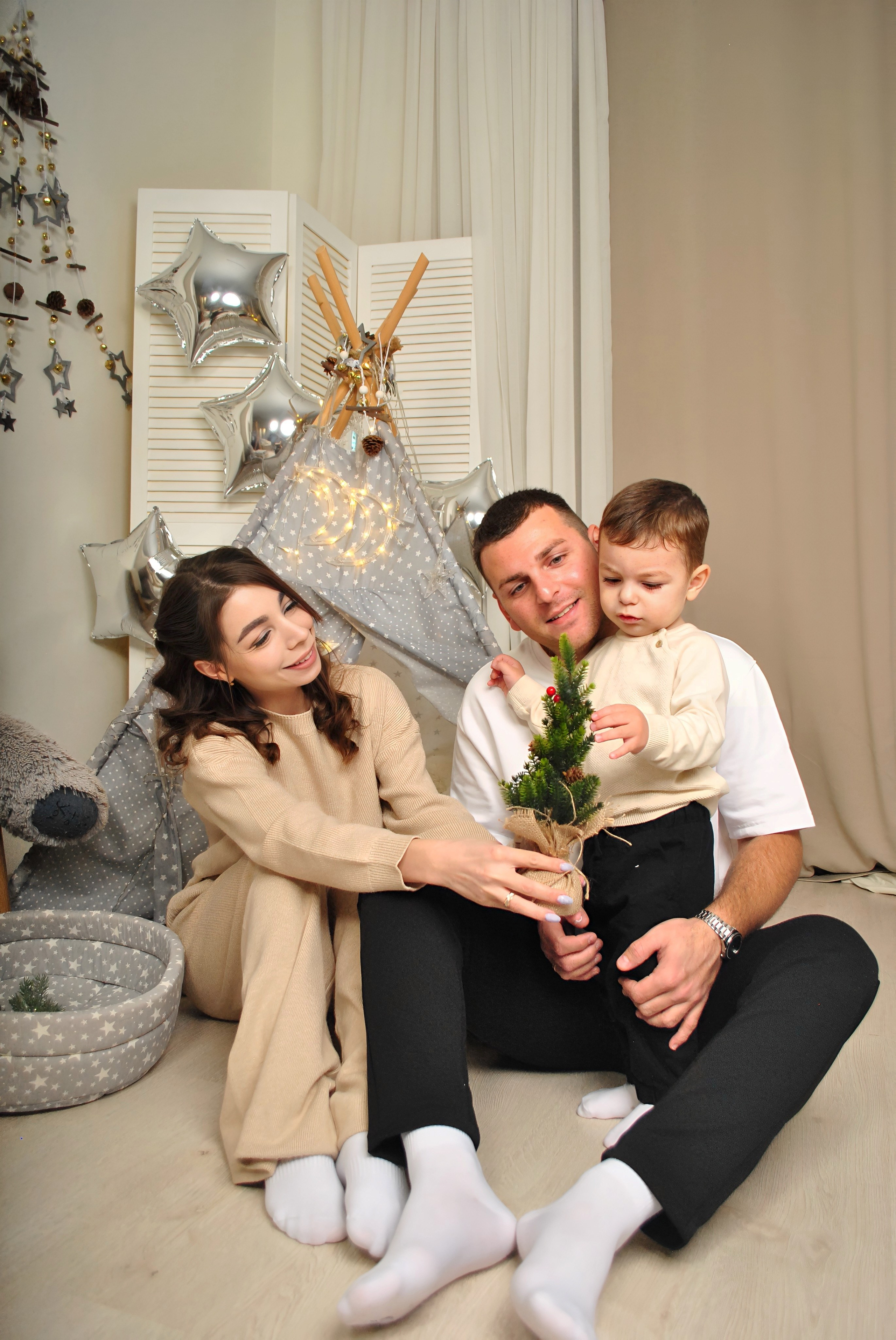 Елена и семья. Фотограф Мария Мусаелян