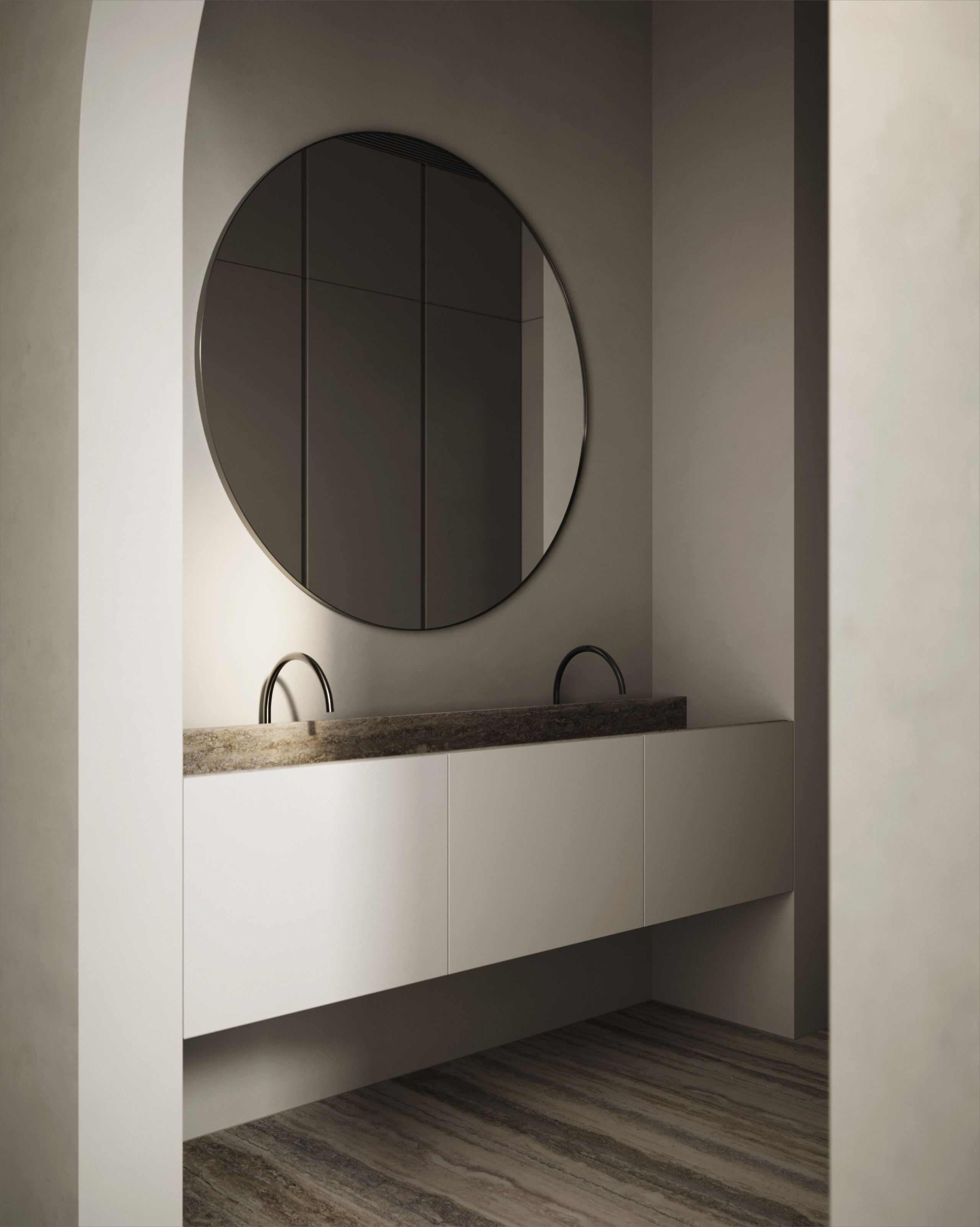 Bathroom by Selzer Design Studio. Cg artist Shchapov Dmitry