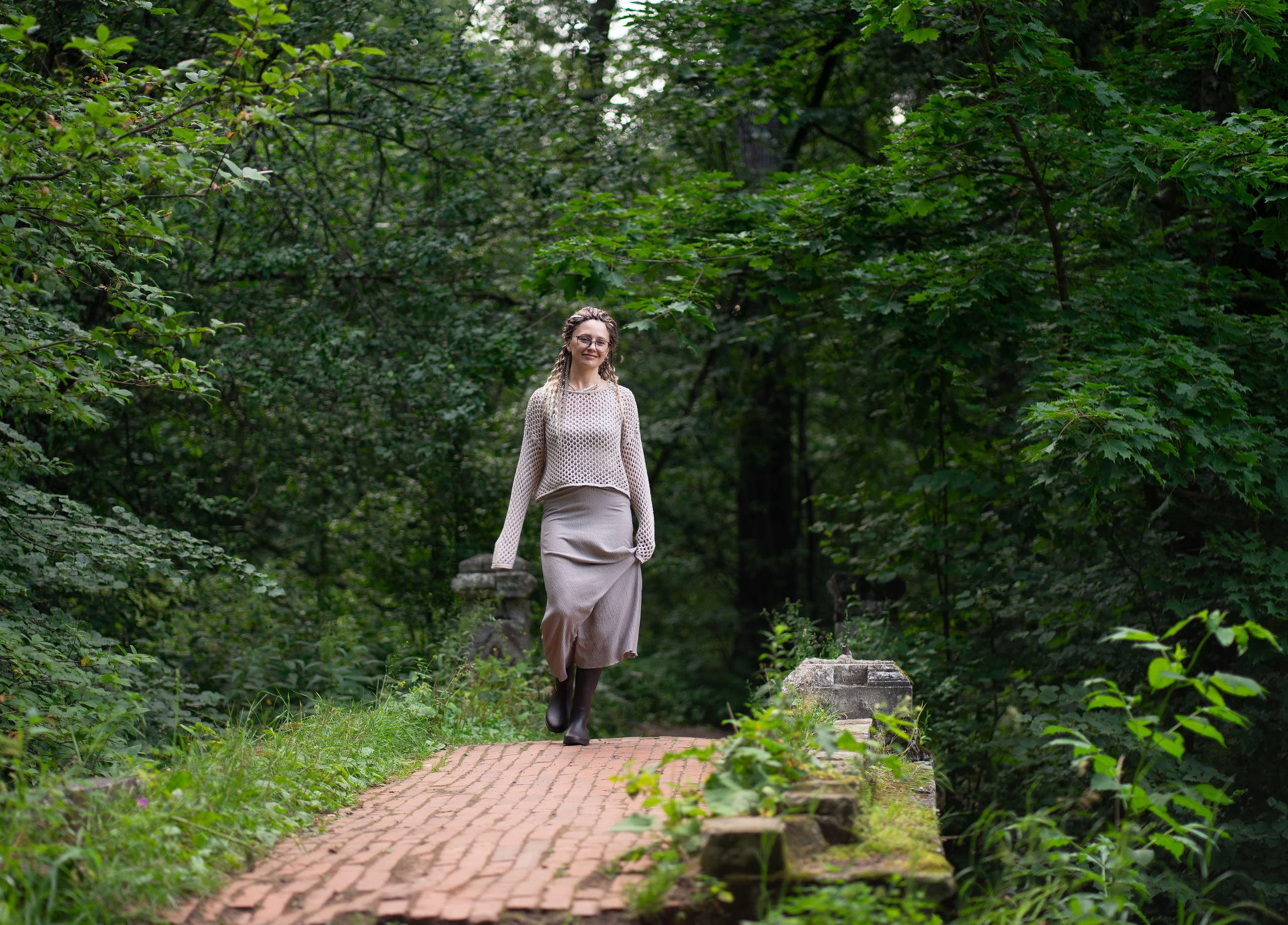 Анна —лесная нимфа. Фотограф Светлана Белоусова