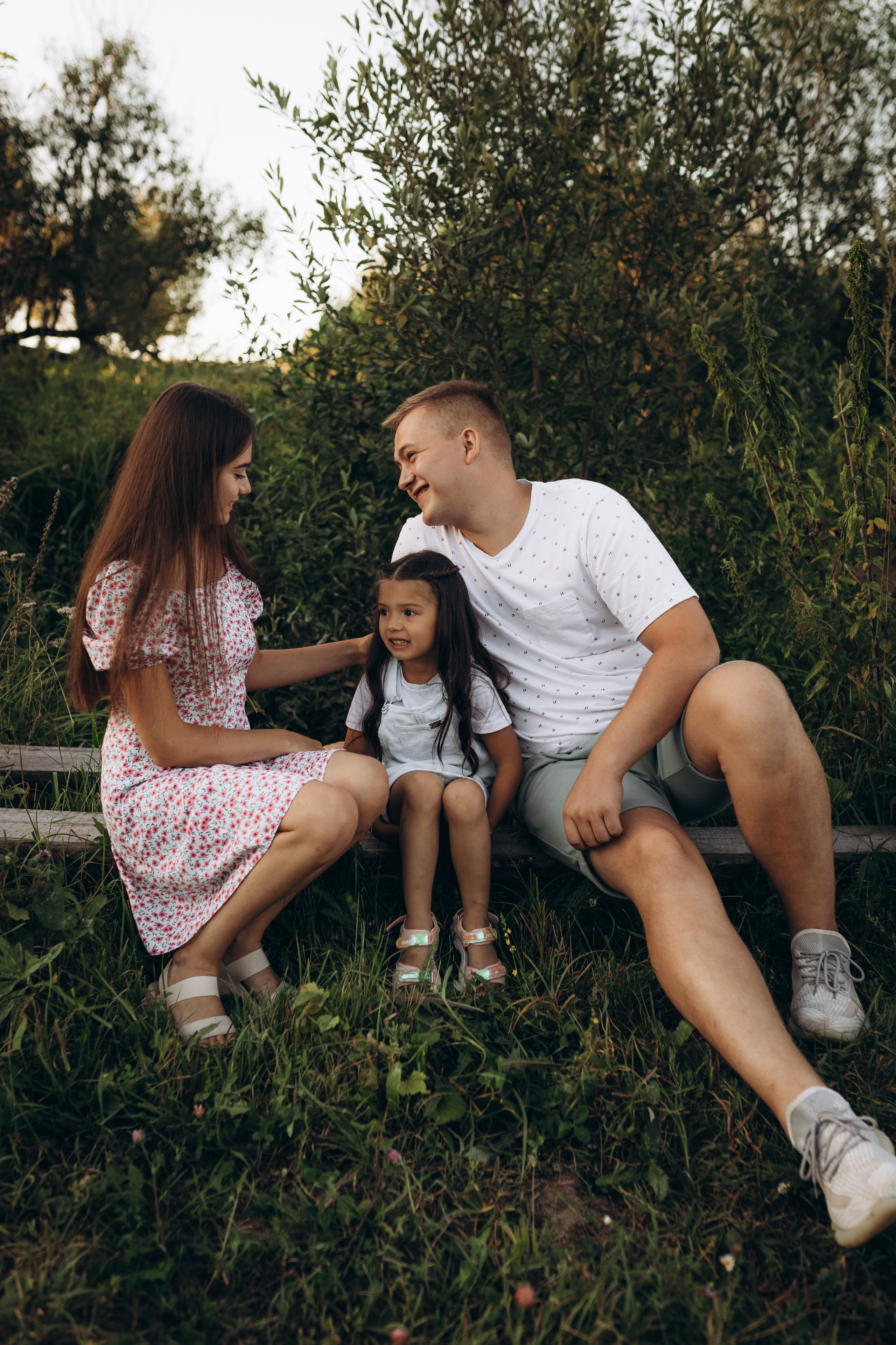 Аня, Игорь и Ксюша. Семейный фотограф в Москве Жукова Анна