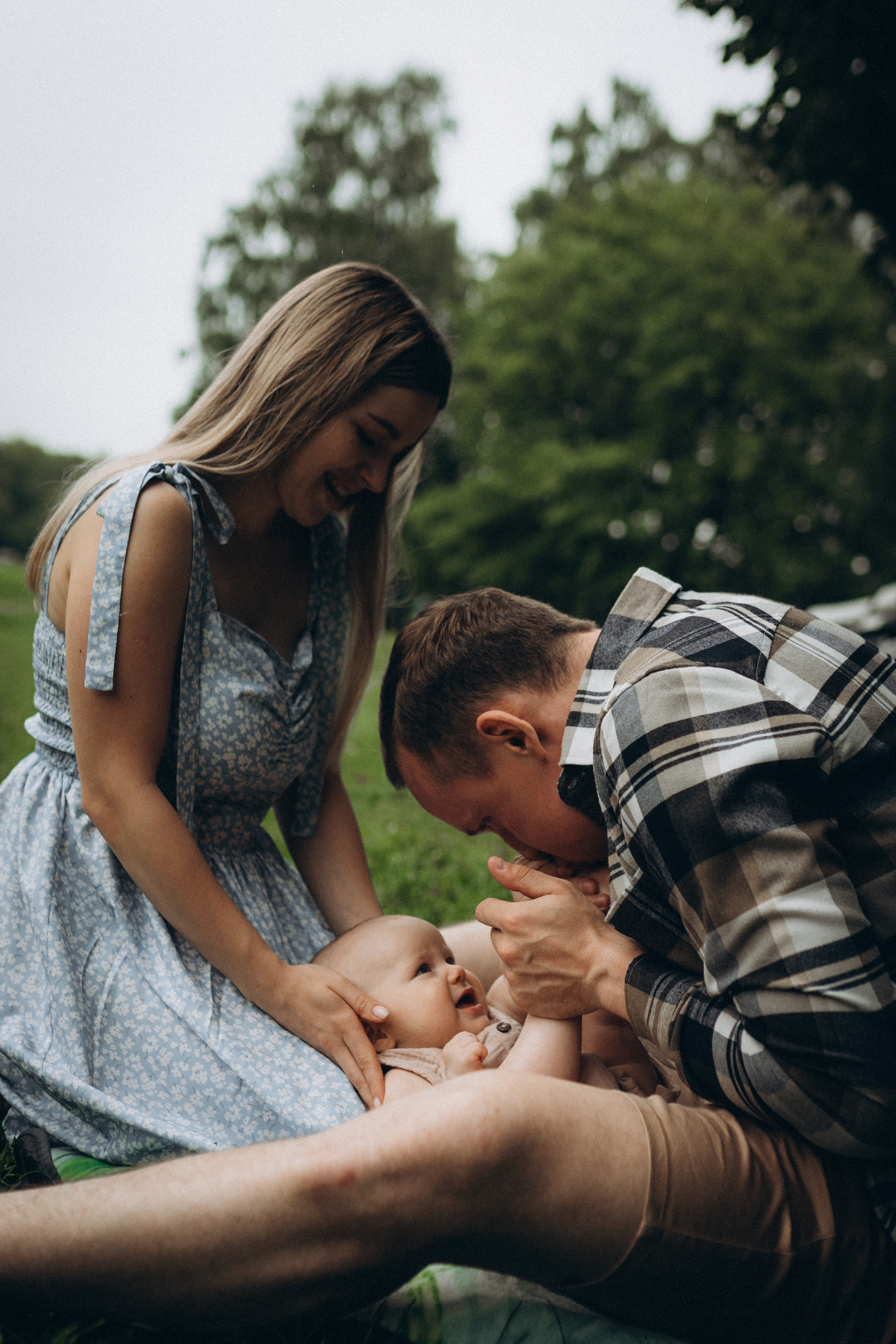Миша, Ксюша, Маша. Семейный фотограф в Москве Жукова Анна