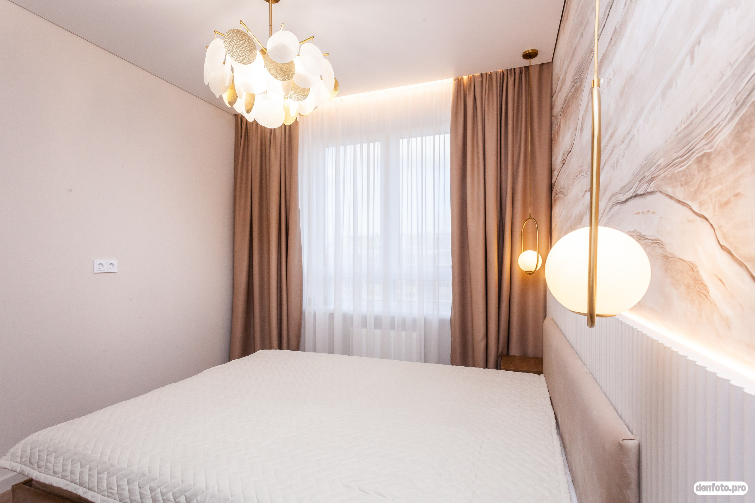 Современная 1 комнатная квартира. Фотограф Денис Денисов