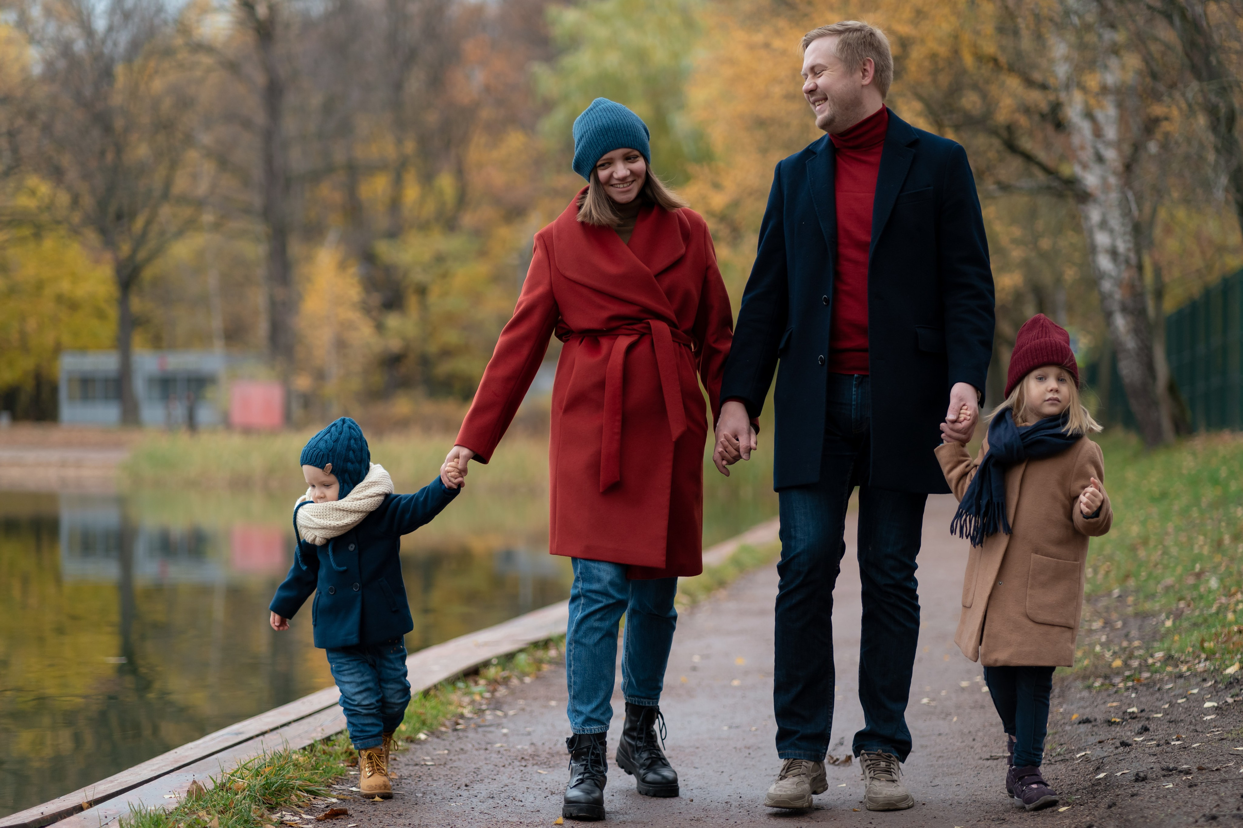 На Путяевском пруду. Семейный фотограф Варвара Сорока в городе Москве