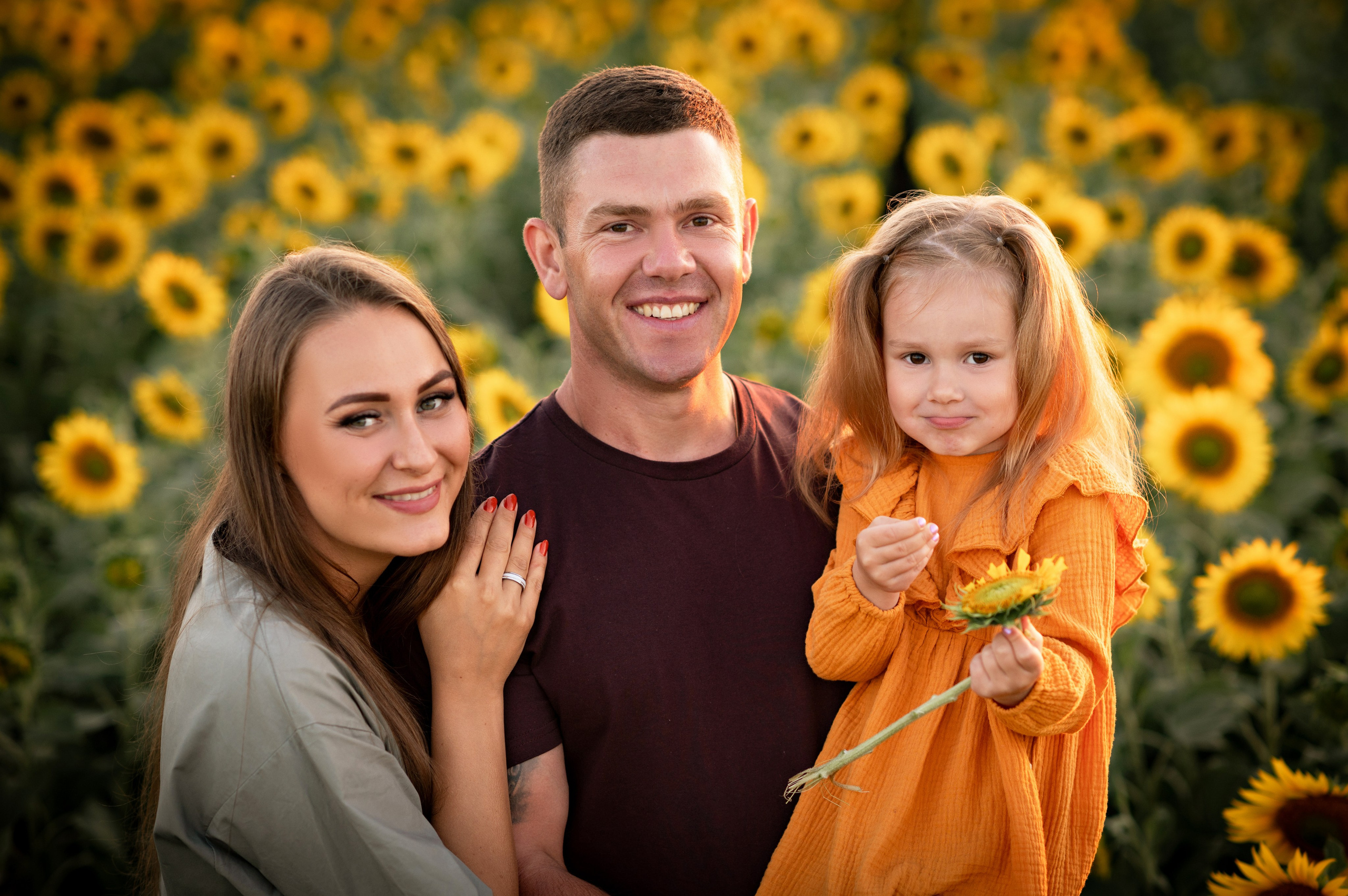 Подсолнухи. Семейный фотограф в Красноярске Надежда Кошелева