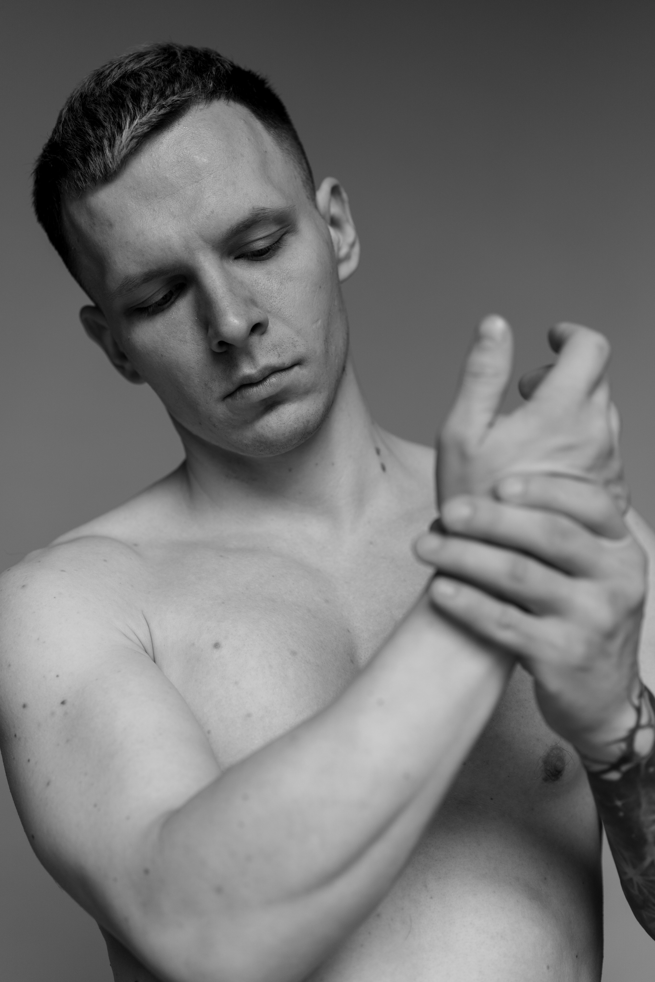 Мужская съёмка в студии. Фотограф Елизавета Потешкина