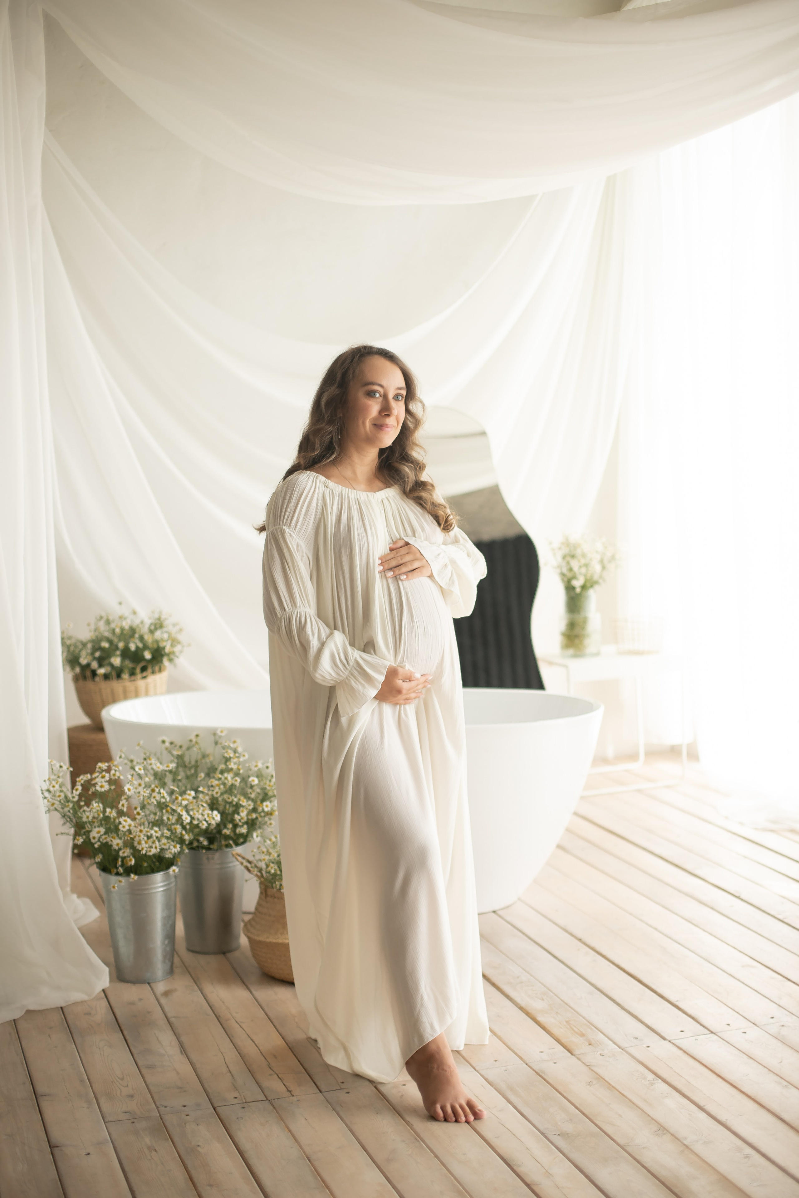 Ксения и ромашки. Семейный и детский фотограф в Красноярске Анна Маюрова