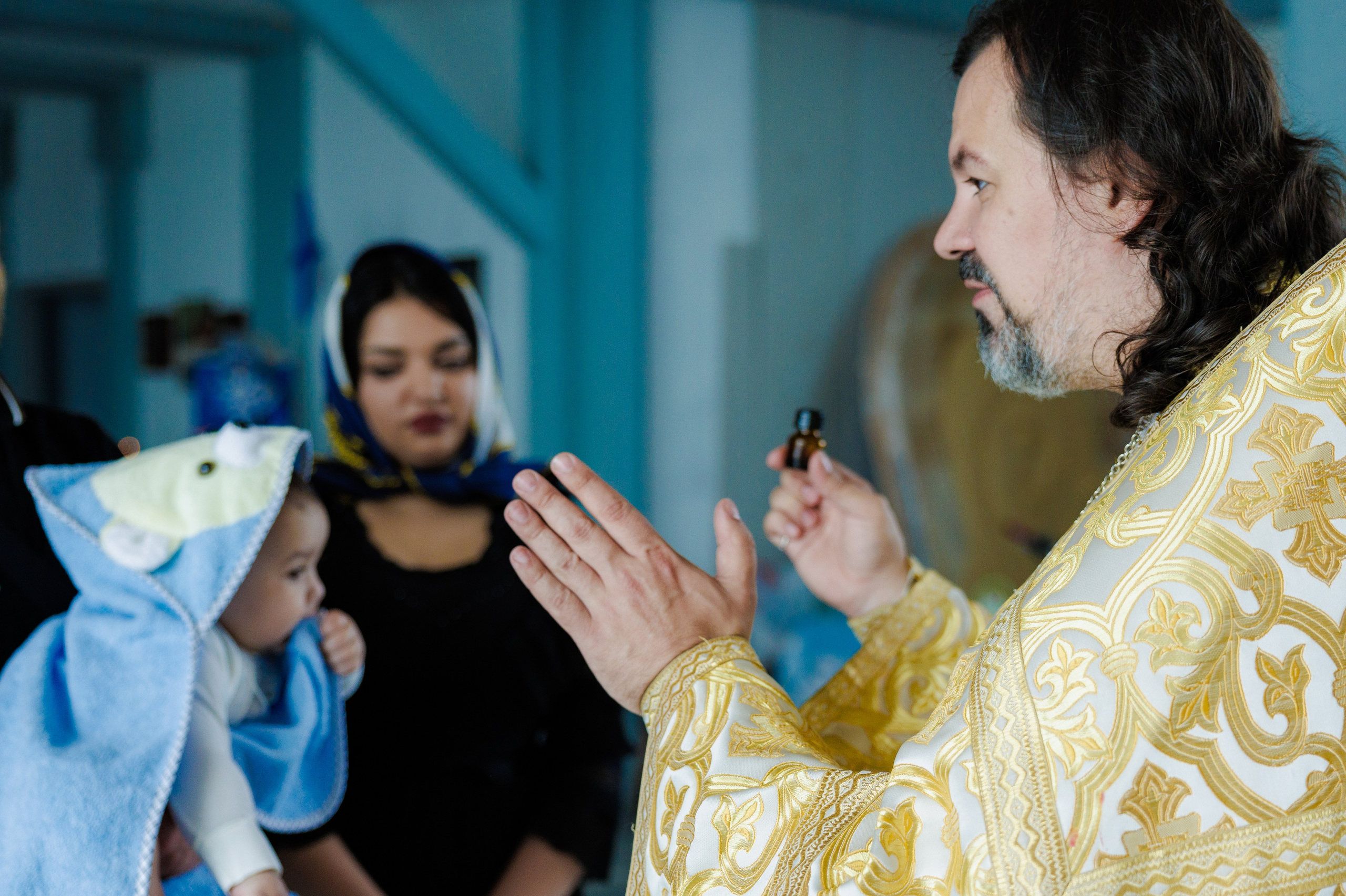 Крещение Михаила. Фотограф в Санкт-Петербурге Козырь Олеся