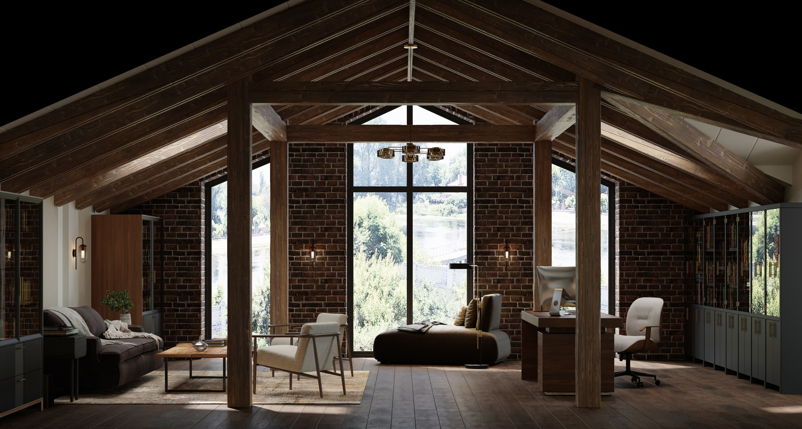 Визуализация дома 165 m². Заказать 3d визуализацию интерьеров — Дарья Веденёва