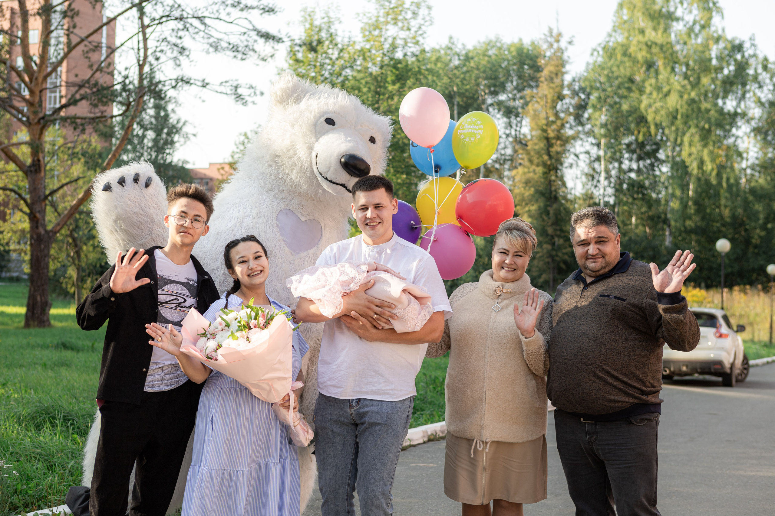 Выписка из роддома. Фотограф Яна Матвеева в Ижевске