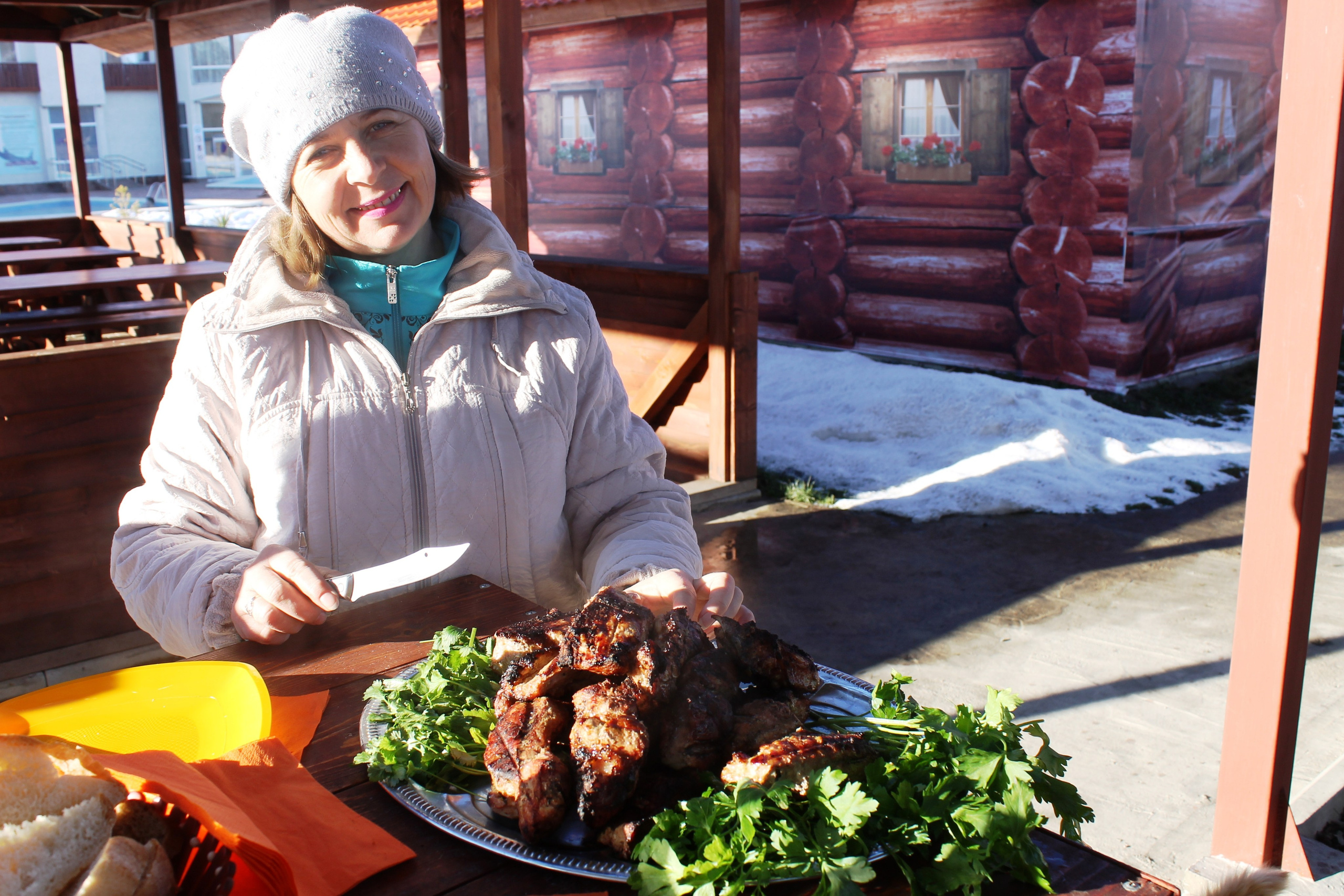 Термальный источник зимой,летом,весной и осенью