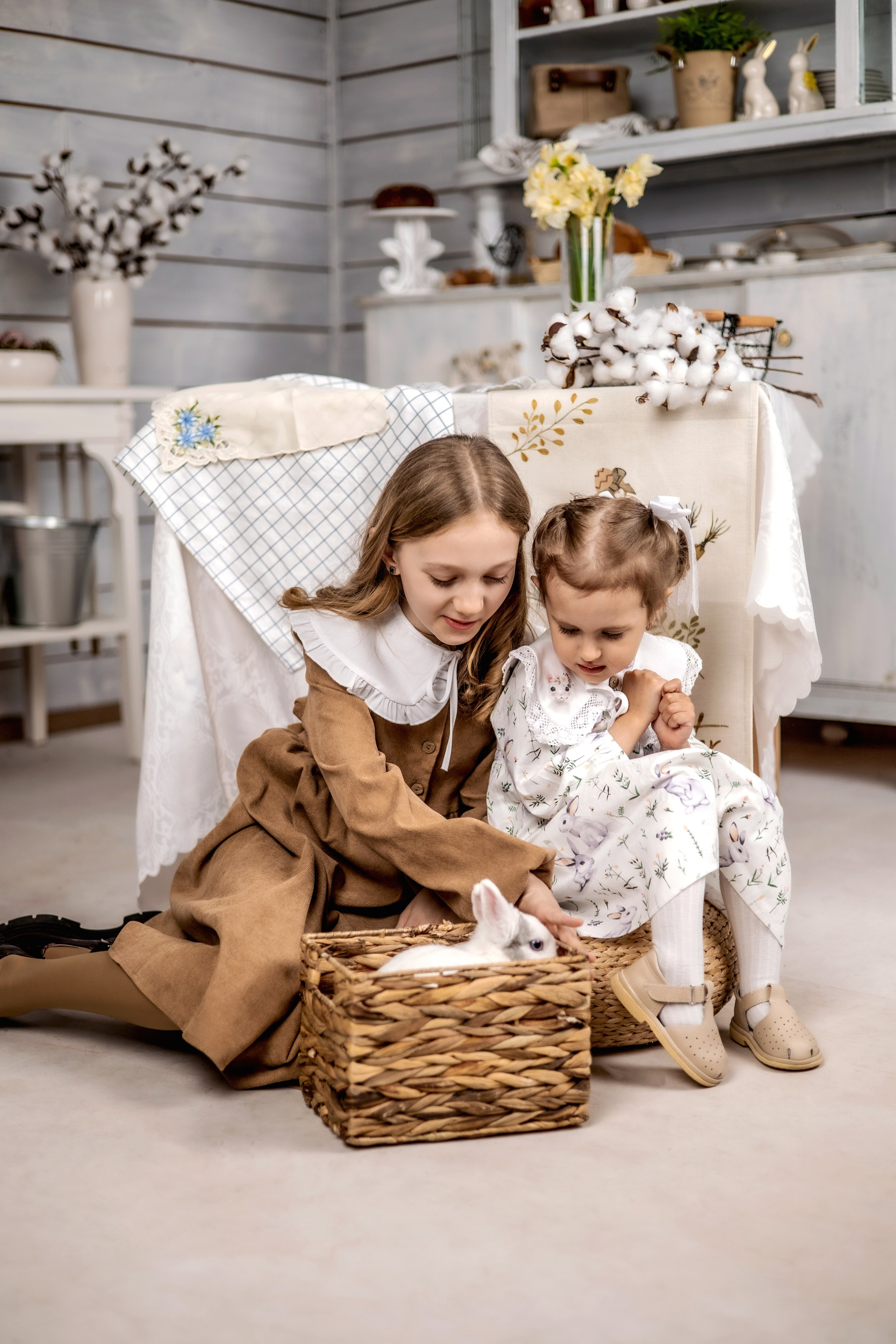 Пасхальный детский фотопроект 2024. Фотограф Надежда Лукьянова