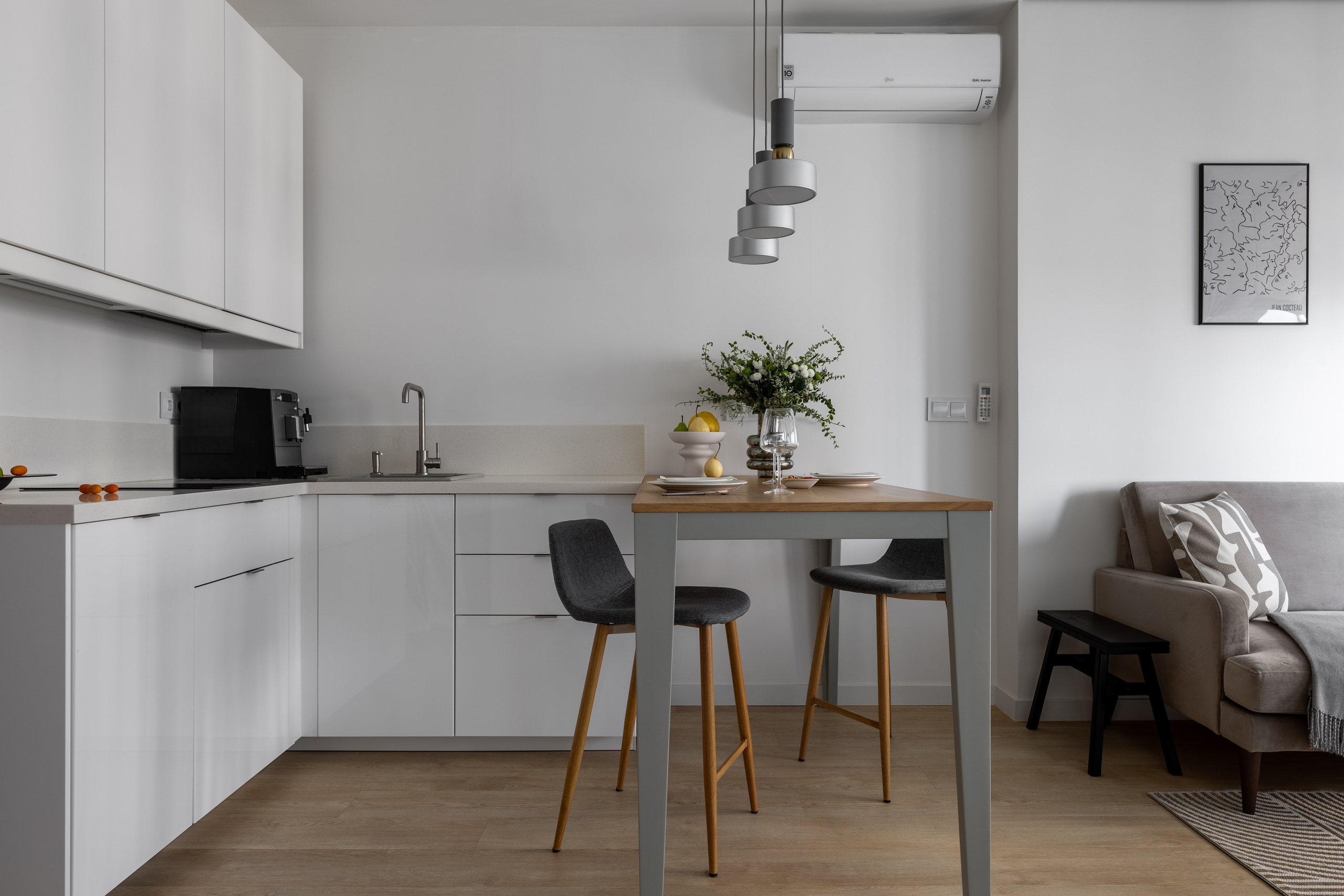 Евродвушка от дизайнера в ЖК «Савеловский Сити». Veselinskiy| Интерьерный фотограф | Москва