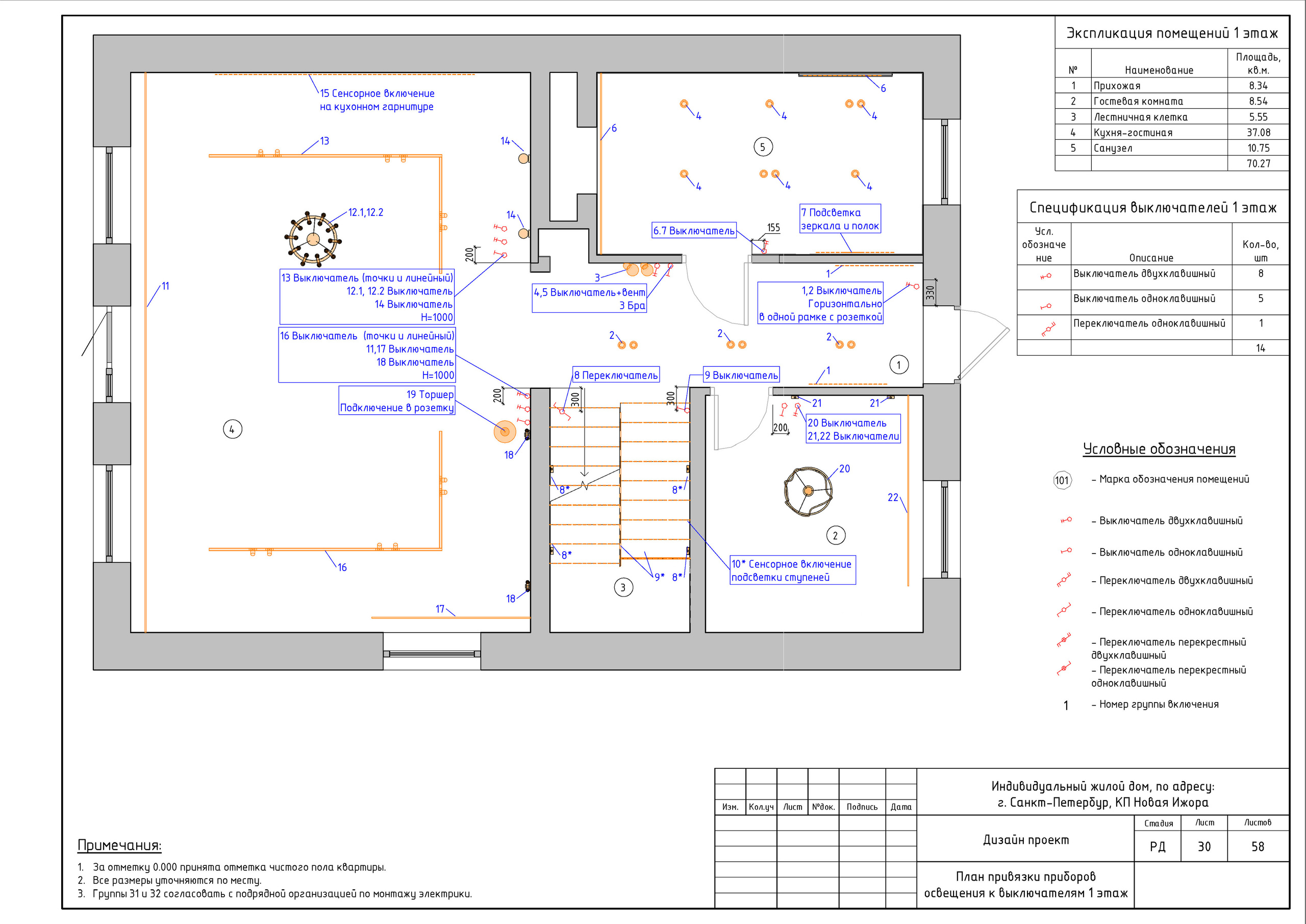 Двухэтажный дом в Новой Ижоре. Студия обмеров и проектирования