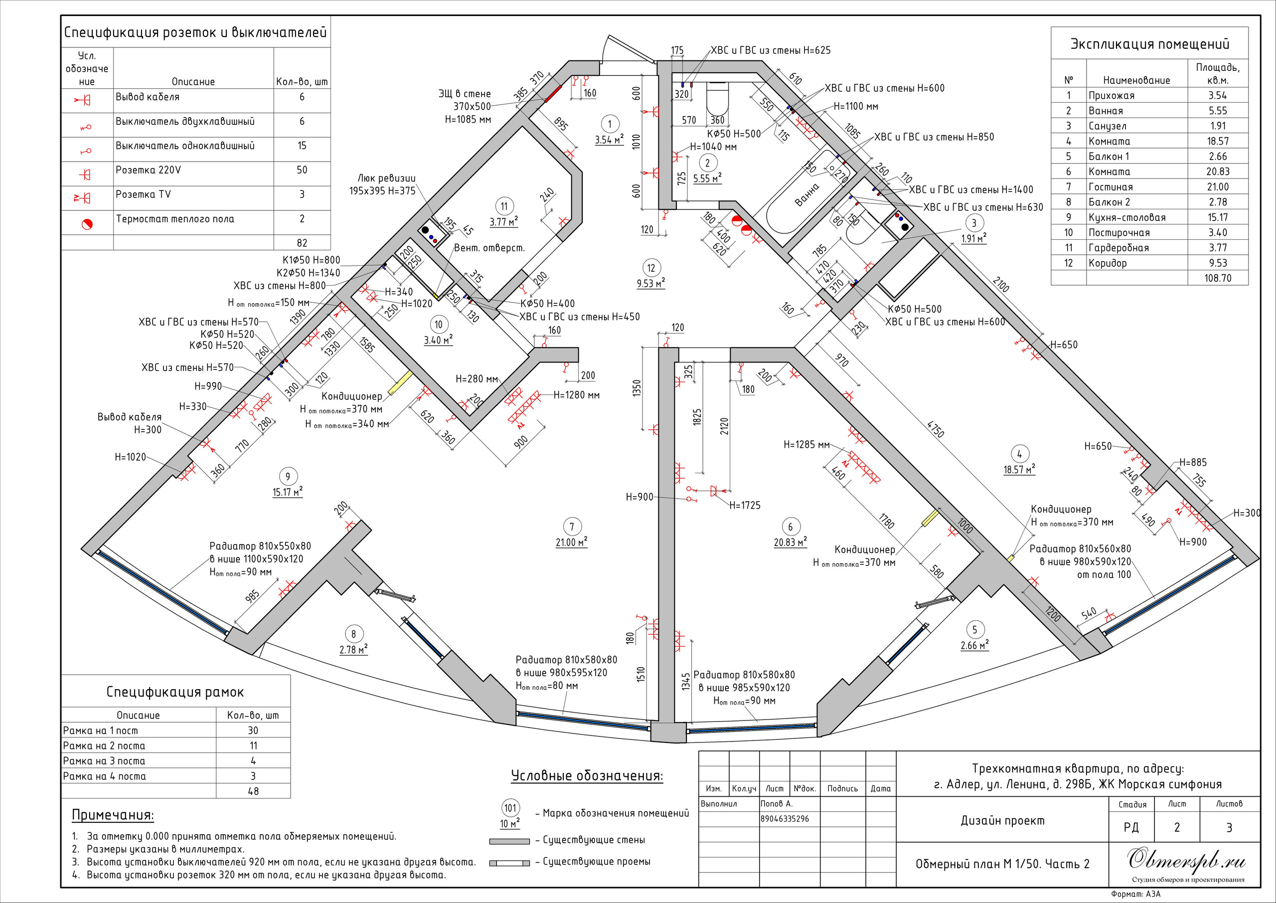 Обмеры помещений Сочи быстро, качественно и недорого