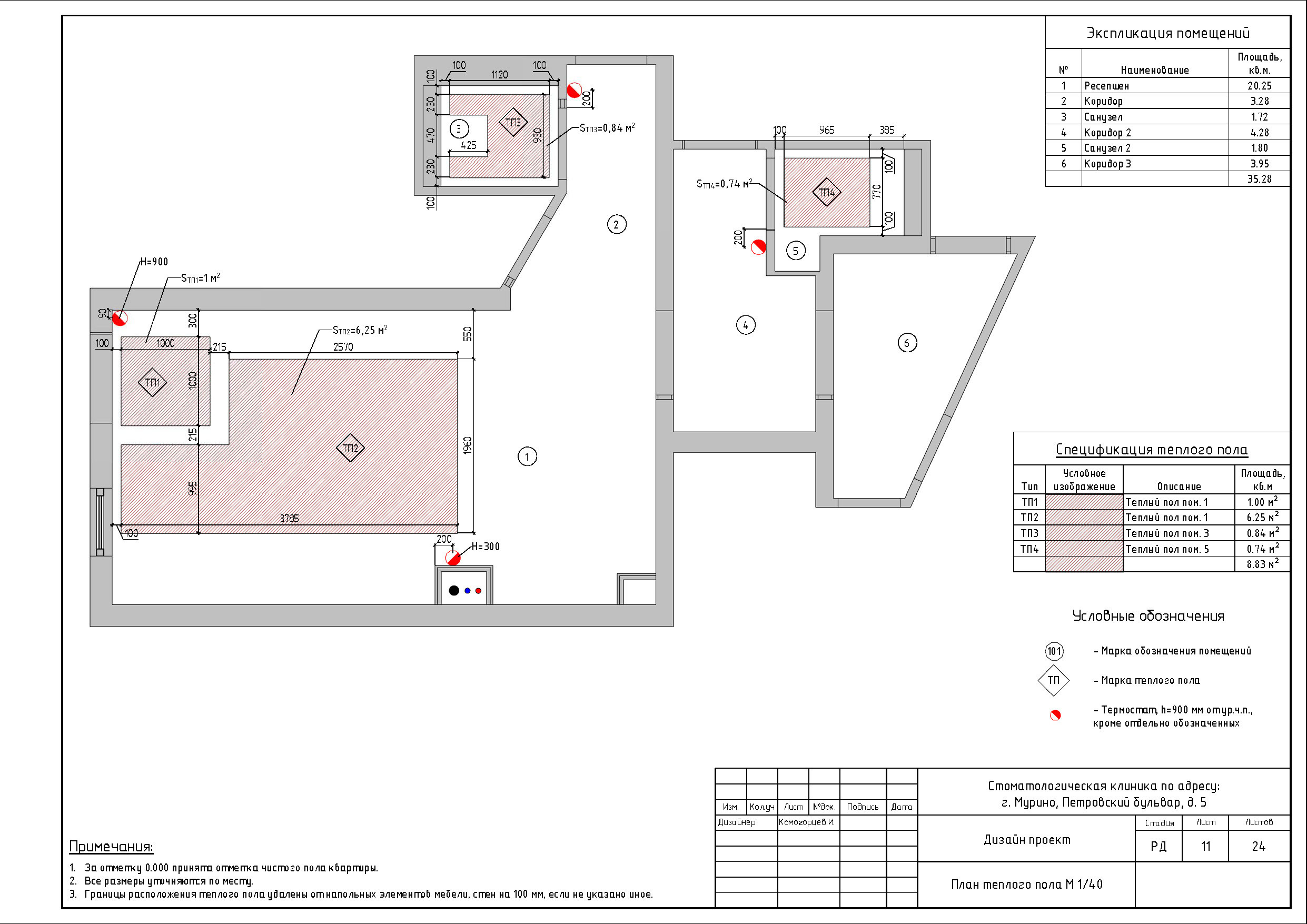 Стоматология в СПб. Студия обмеров и проектирования