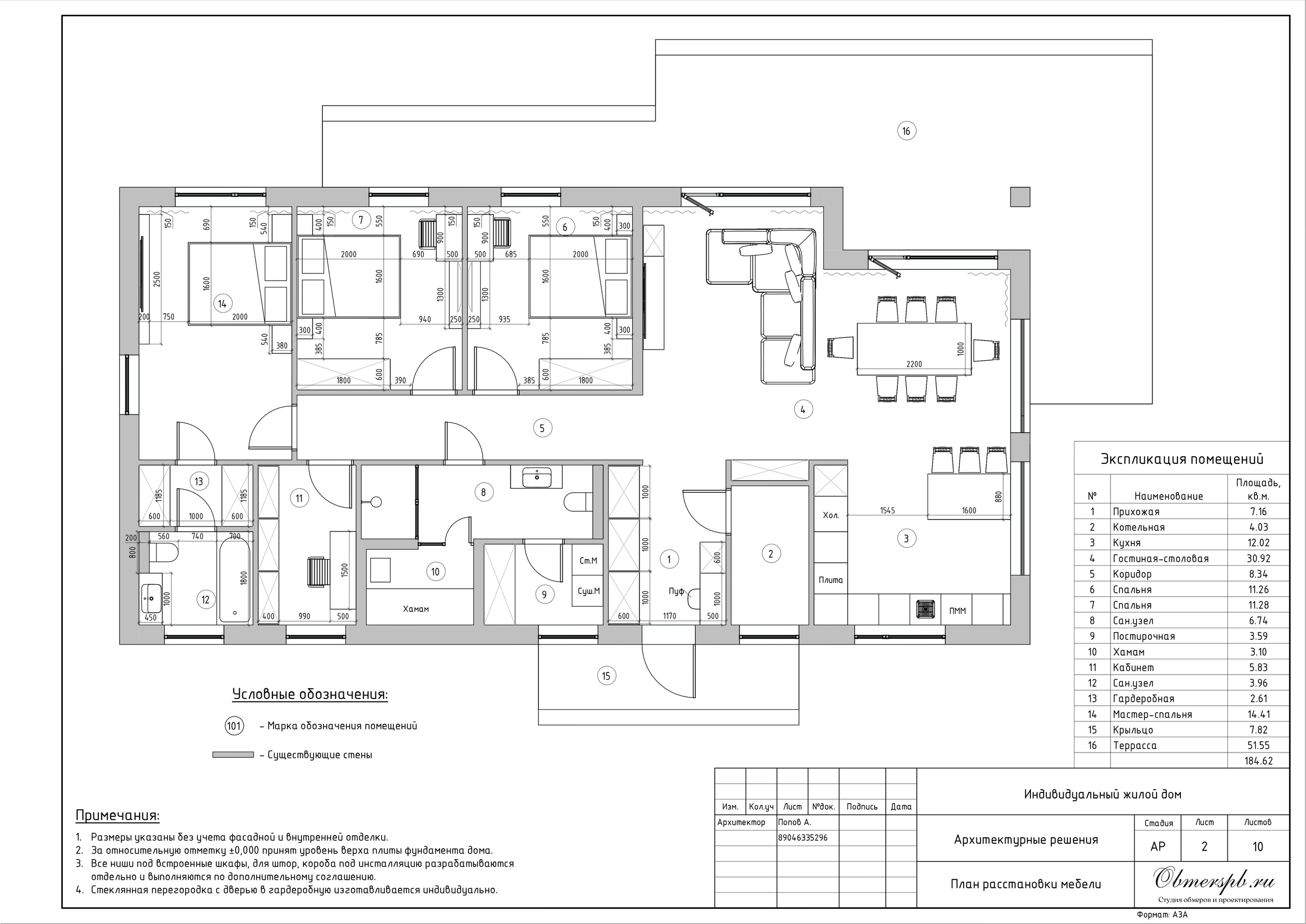 Проект дома Микеа-5. Студия обмеров и проектирования