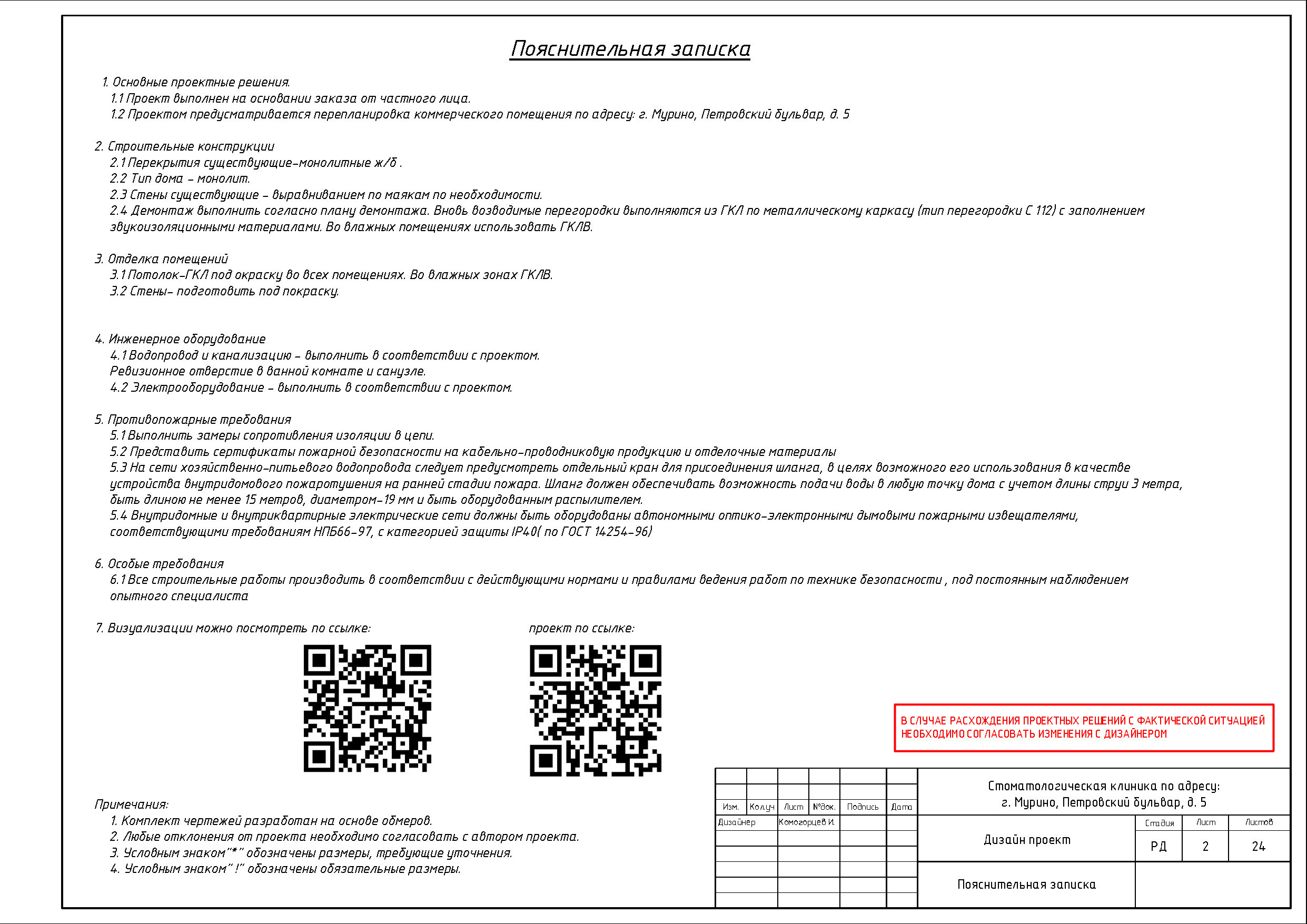 Стоматология в СПб. Студия обмеров и проектирования