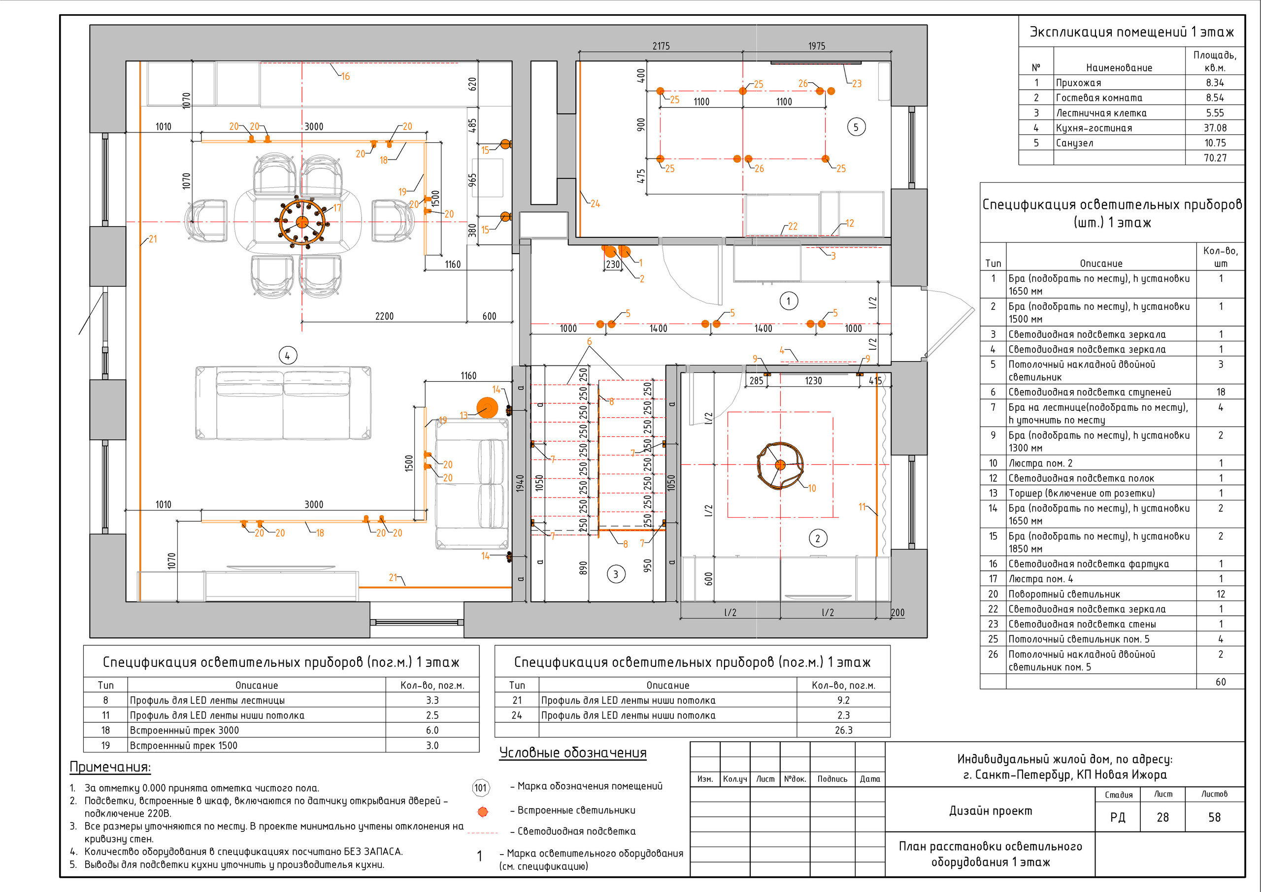 Двухэтажный дом в Новой Ижоре. Студия обмеров и проектирования