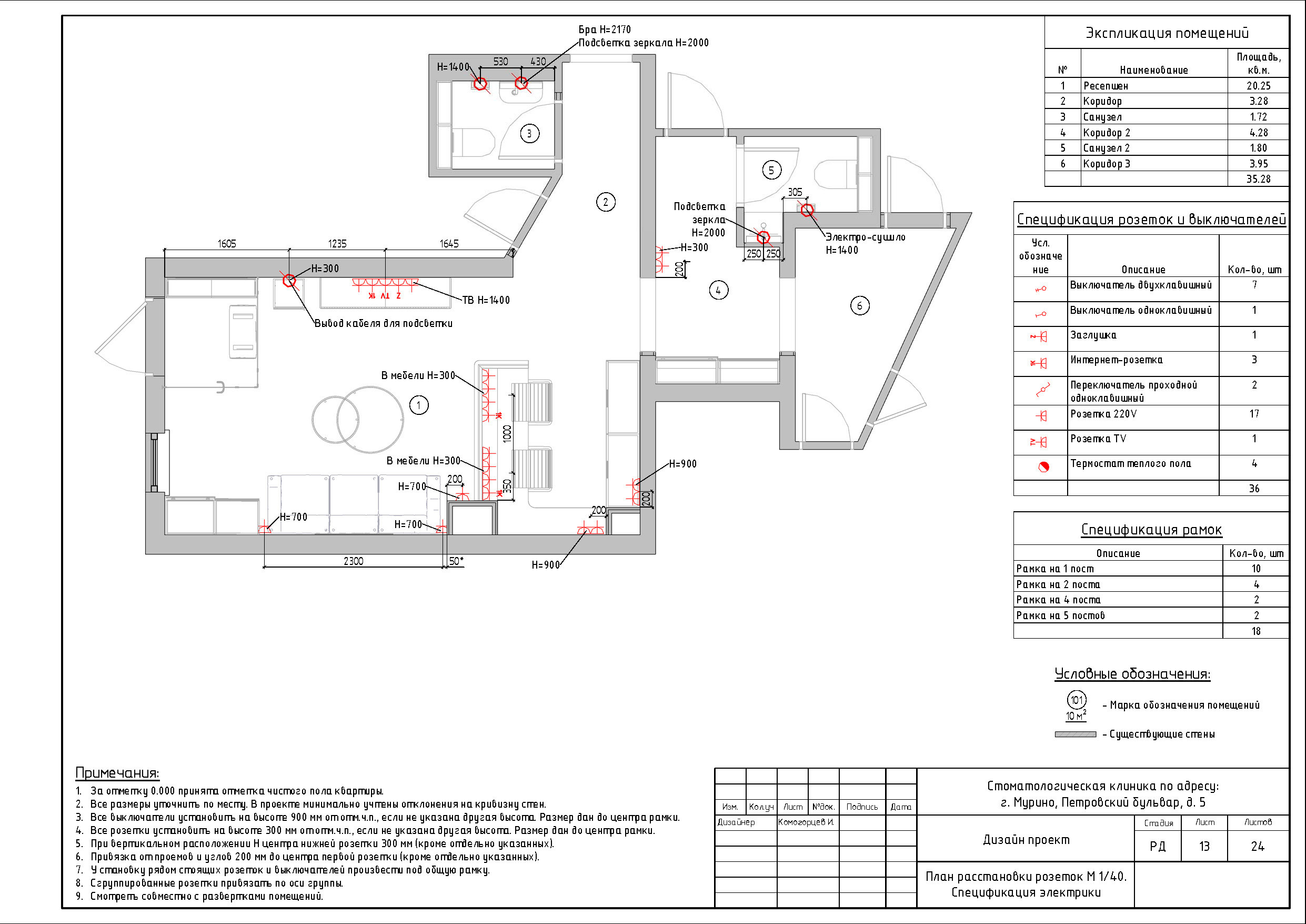 Стоматология в СПб. Студия обмеров и проектирования