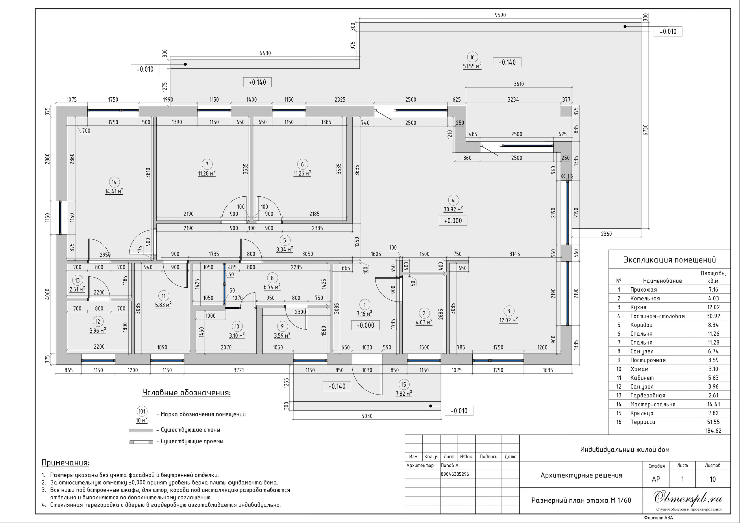Проект дома Микеа-5. Студия обмеров и проектирования