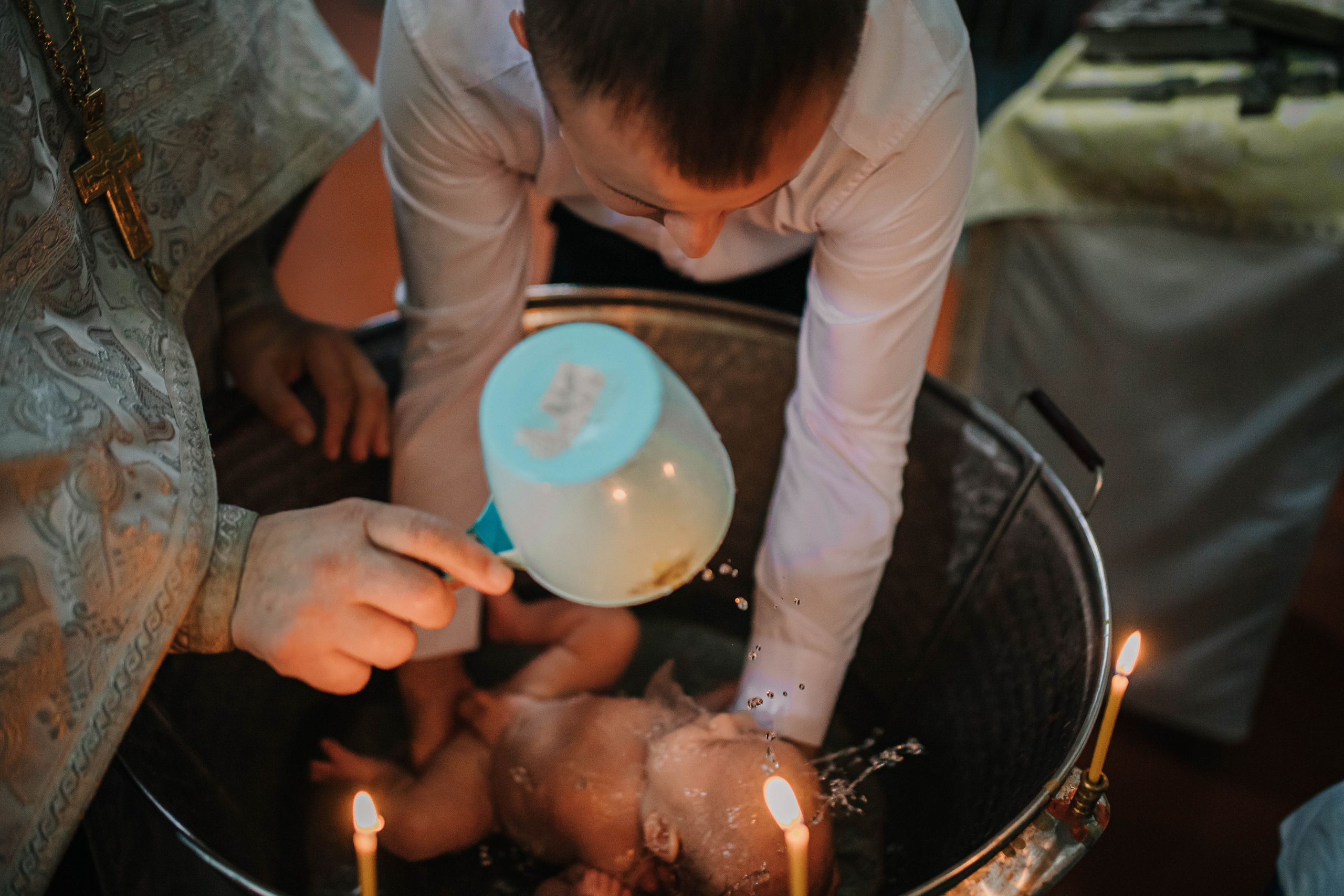 Крещение Кирилла. Фотограф Дарья Маташкова