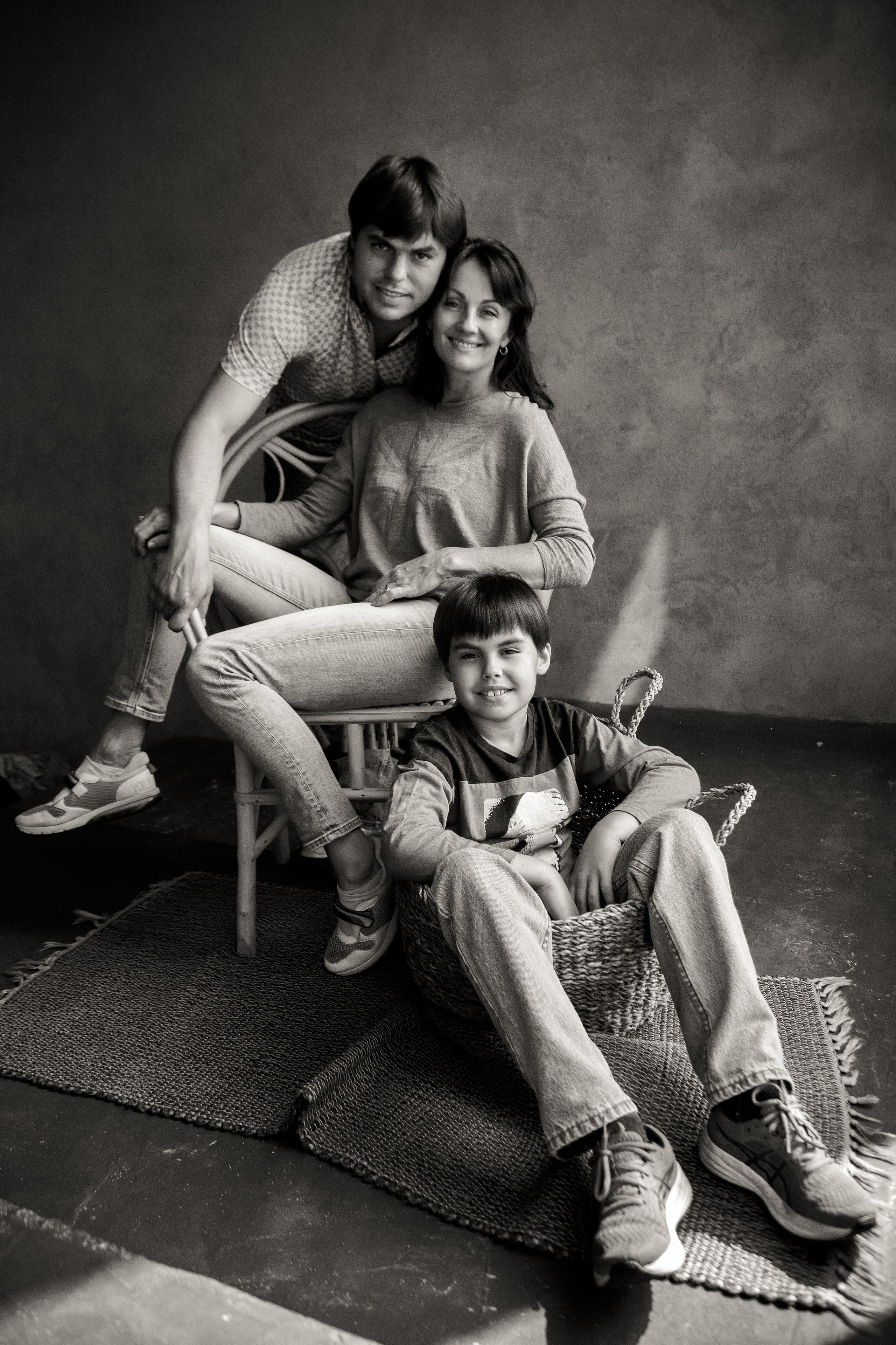 Семейная студийная фотосессия. Свадебный и семейный фотограф в Москве и Подмосковье Лариса Козлова