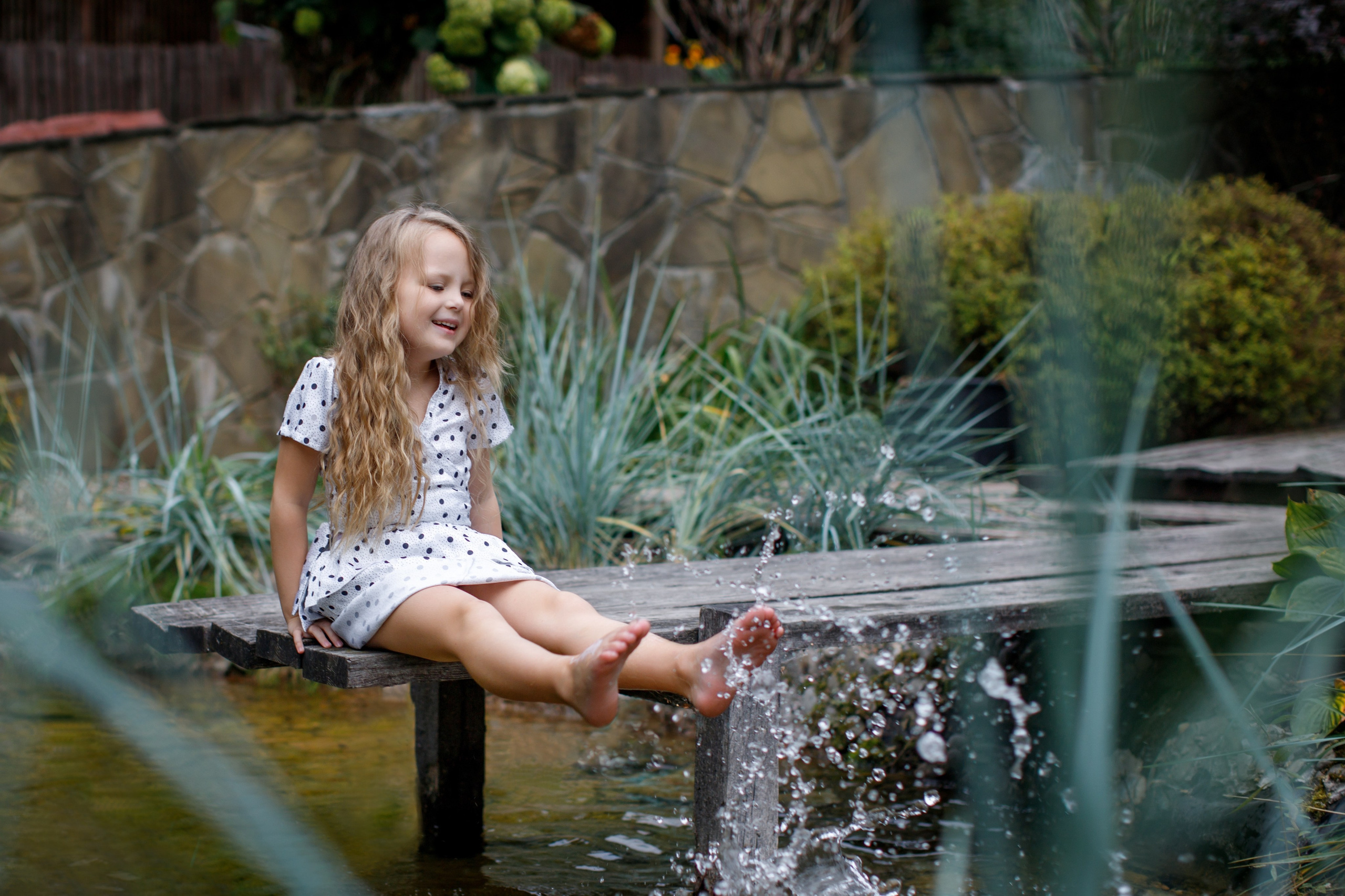 У прудика. Детский и семейный фотограф Мария Киселёва. Москва