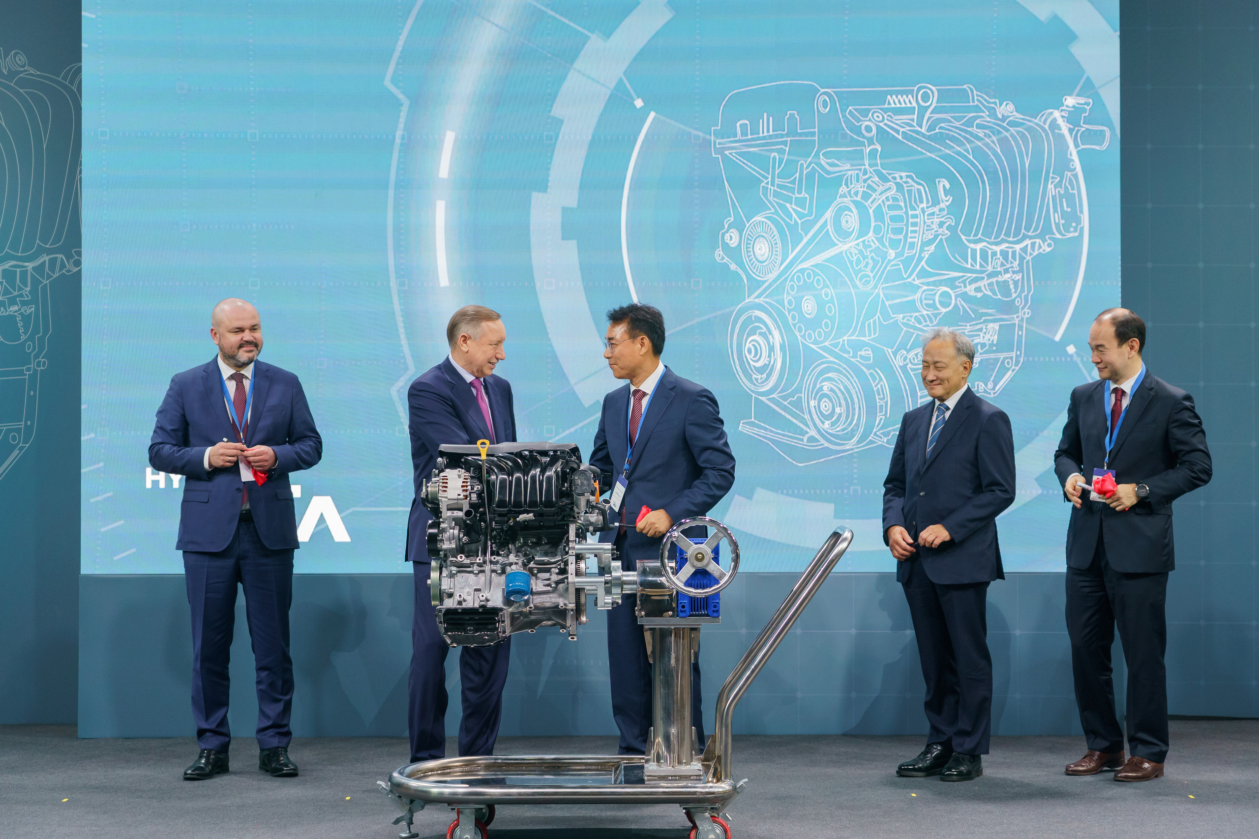 Открытие завода Hyundai Wia в Санкт-Петербурге 2021. Контакты