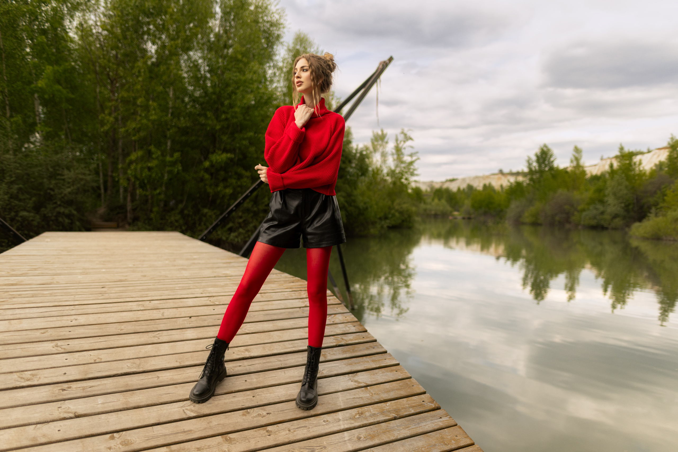 Фотосет с Ксенией в парке Белый колодец в формате для «себя». Дмитрий Шульгин, портретный фотограф в Воронеже